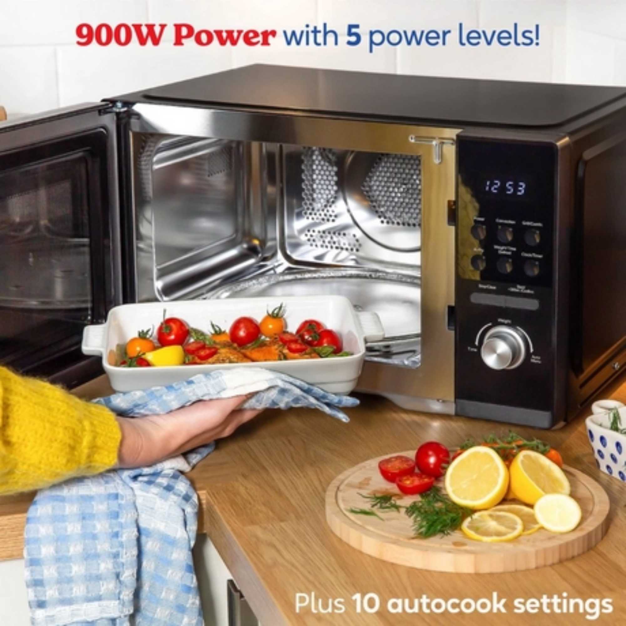 RHMAF2508B 25 Litres Combination Air Fryer Microwave 4in1 - Black