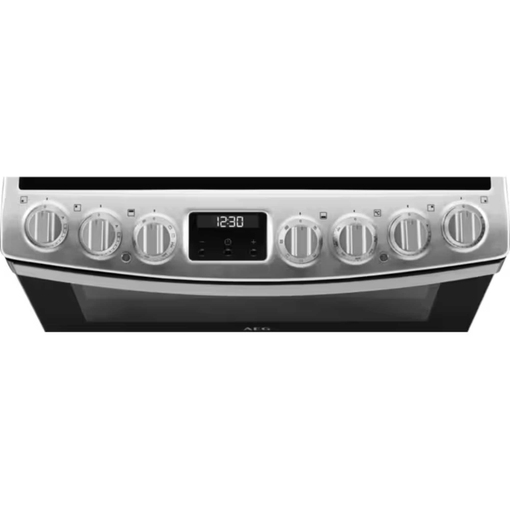 6000 SteamBake 60cm Electric Double Oven Cooker - CIB6743ACM