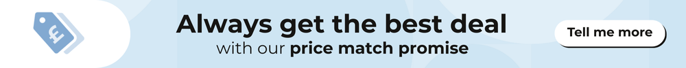 Always get the best deal with our price match promise