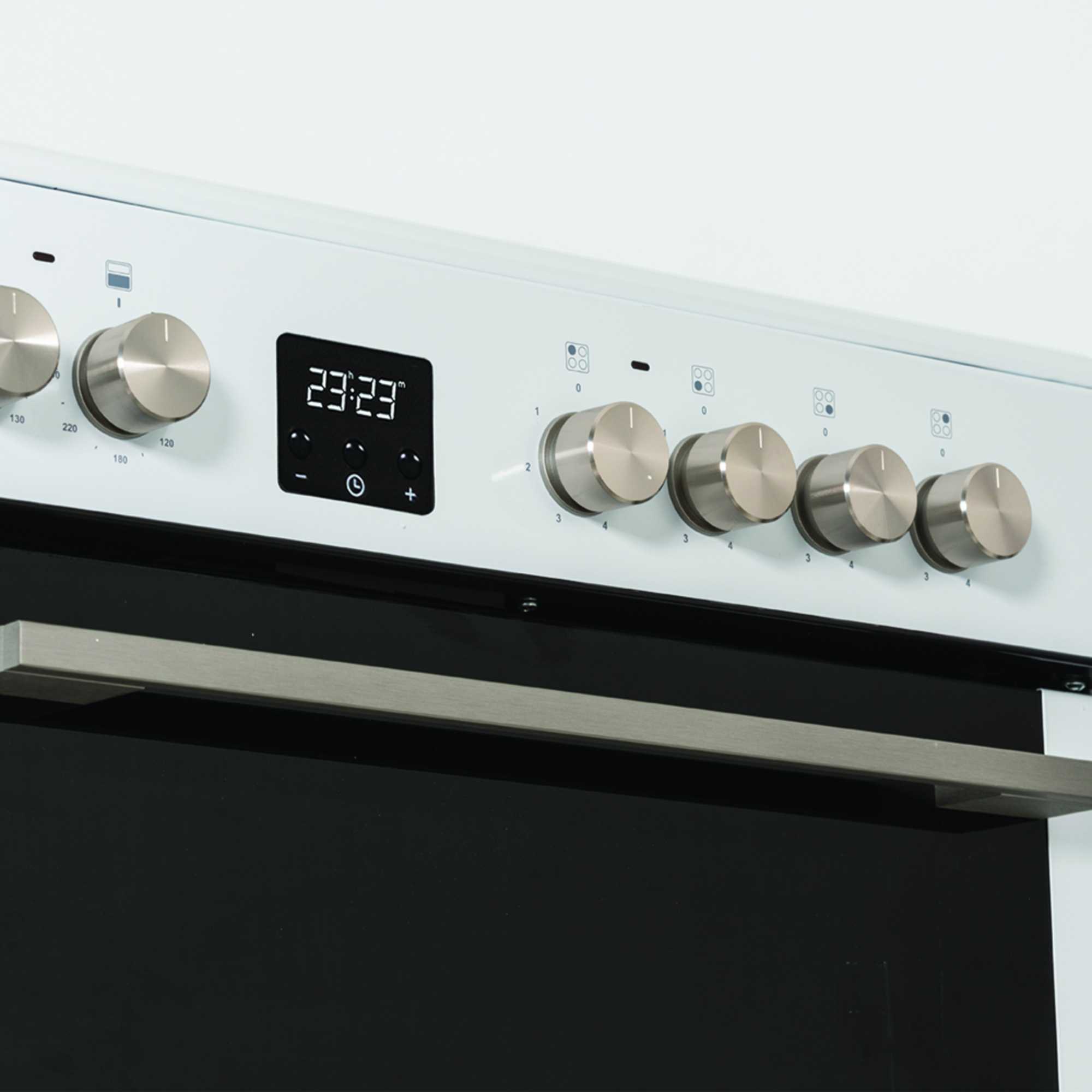 C60CDOW 60cm Double Oven Ceramic Cooker - White