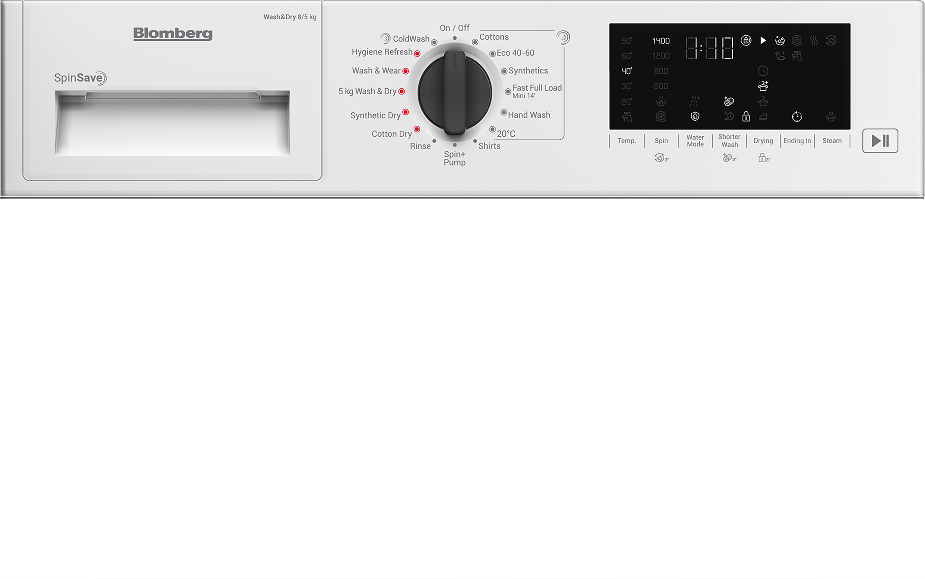 LRI1854111 Integrated 8kg/5kg 1400 Spin Washer Dryer