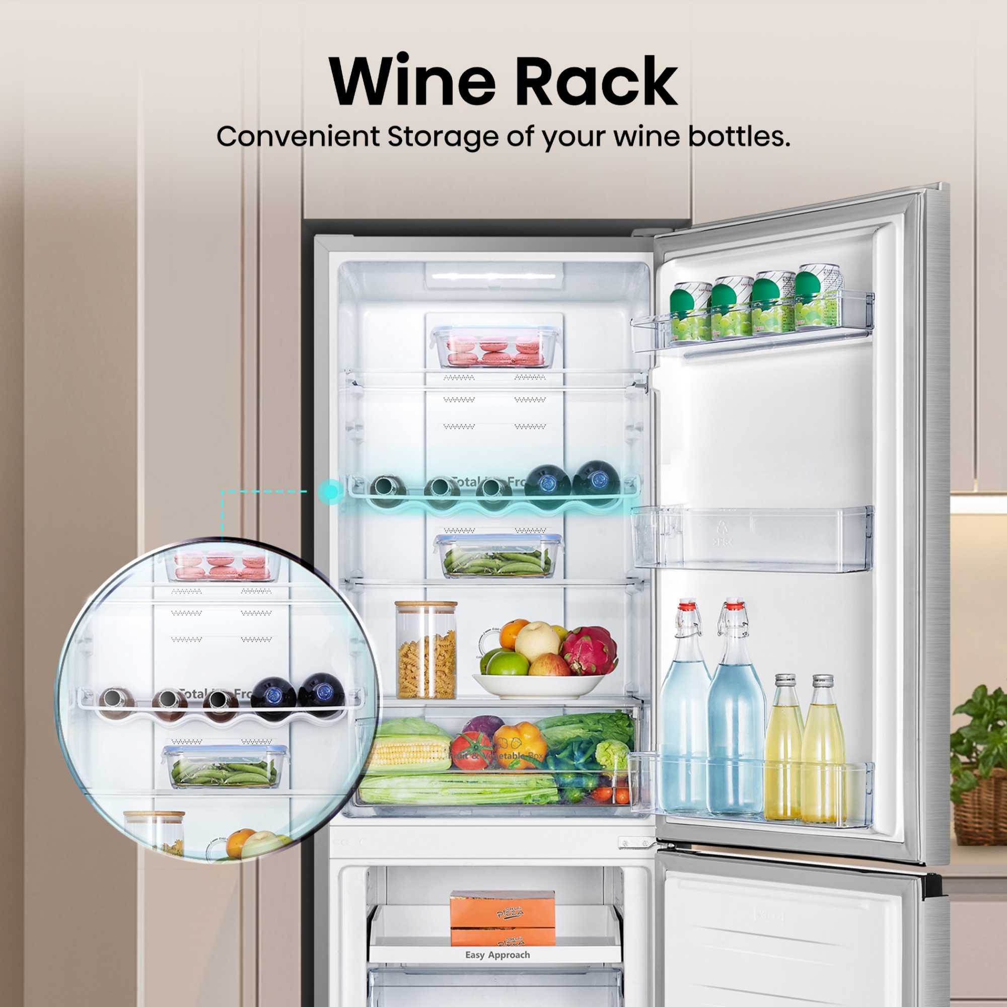 Fridge Freezer 50/50 Total No Frost - Grey - RB327N4BCE