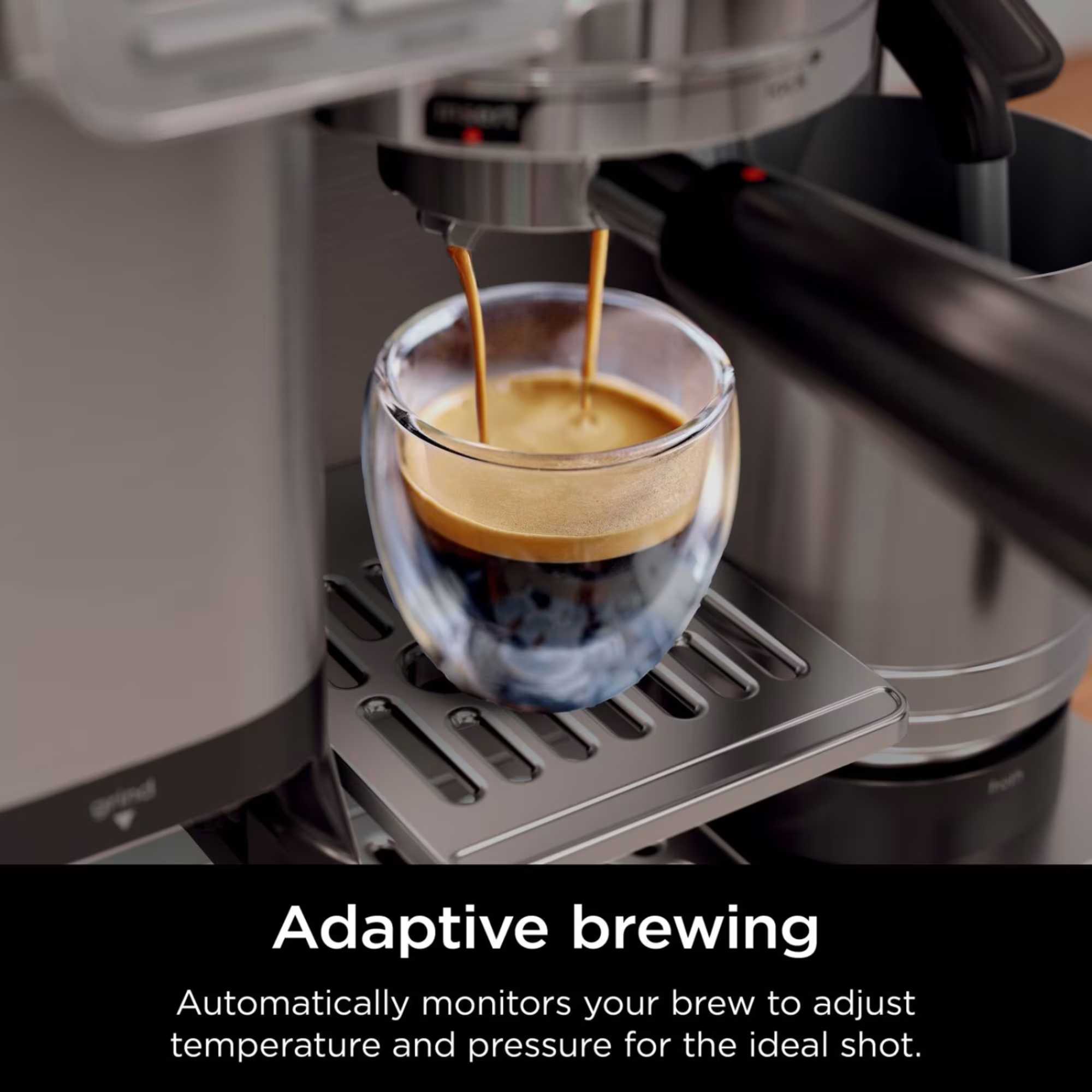 ES701UK Luxe Cafe Pro Series Coffee Machine - Stainless Steel