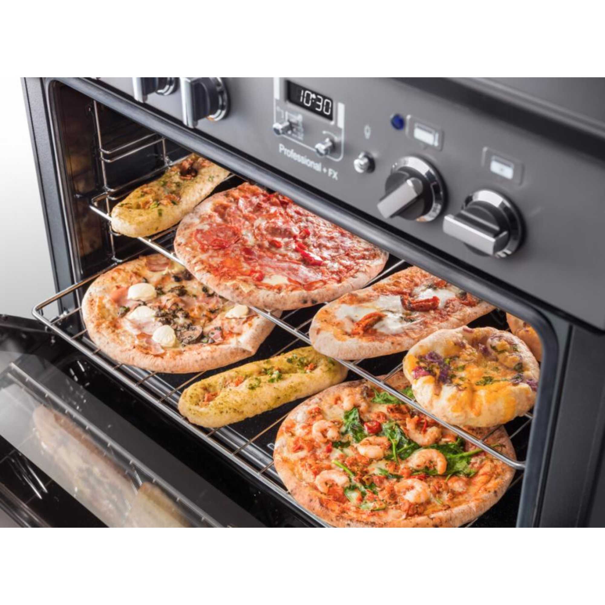 Professional+ FX 90 90cm Dual Fuel Range Cooker - PROP90FXDFFSS/C