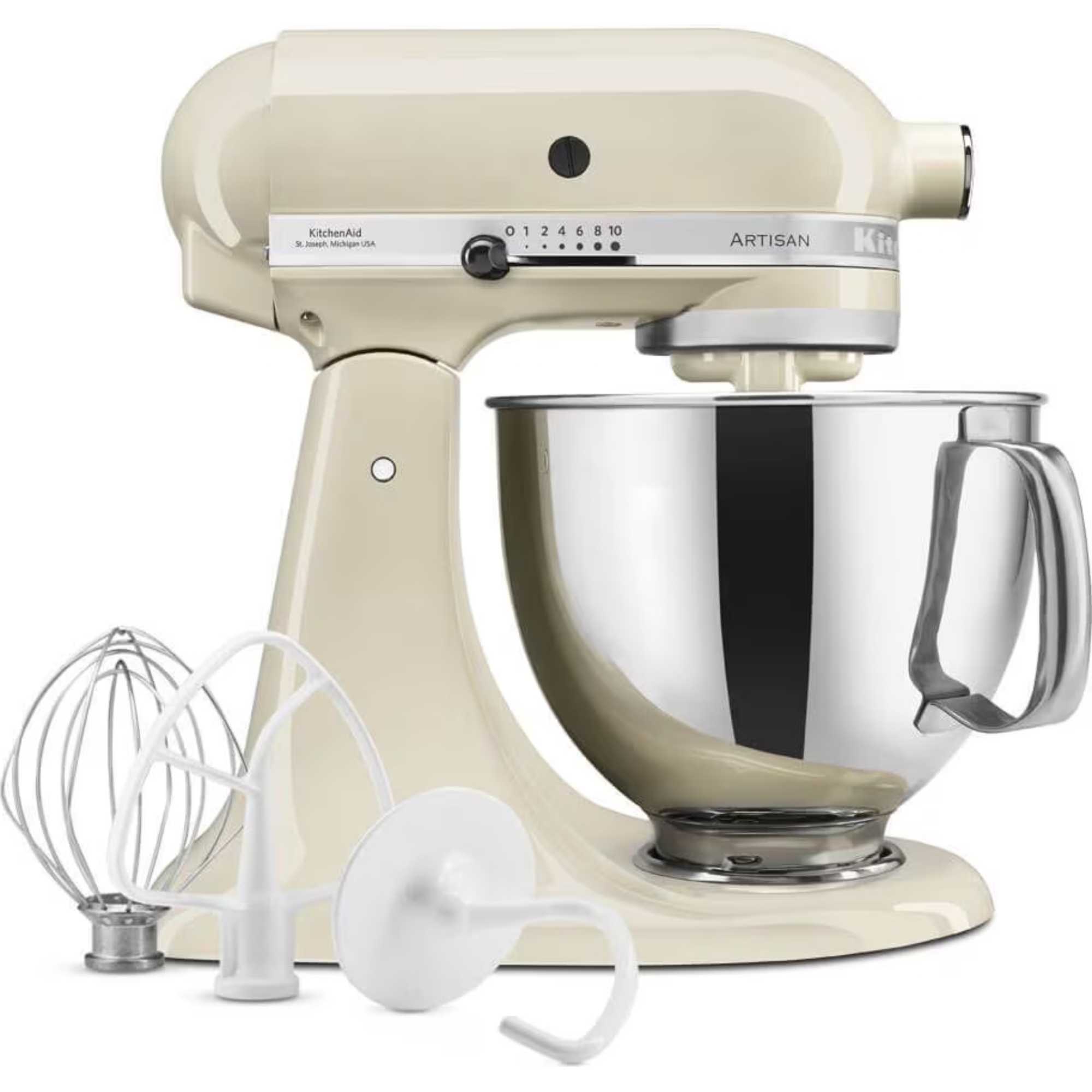 5KSM125BAC Artisan 4.8L Stand Mixer - Almond Cream