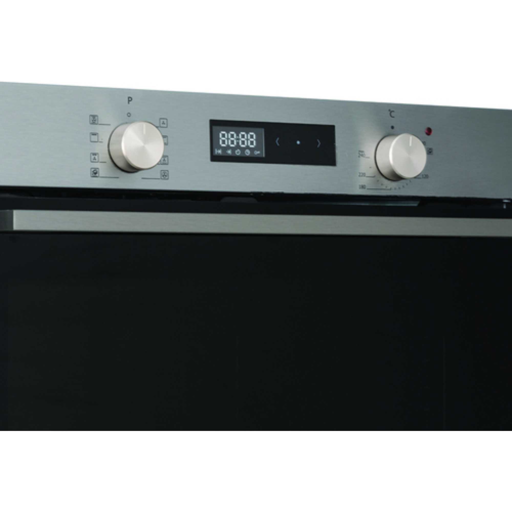 C80BISMFX 60cm 80l Multifunction Built-In Oven - Stainless Steel