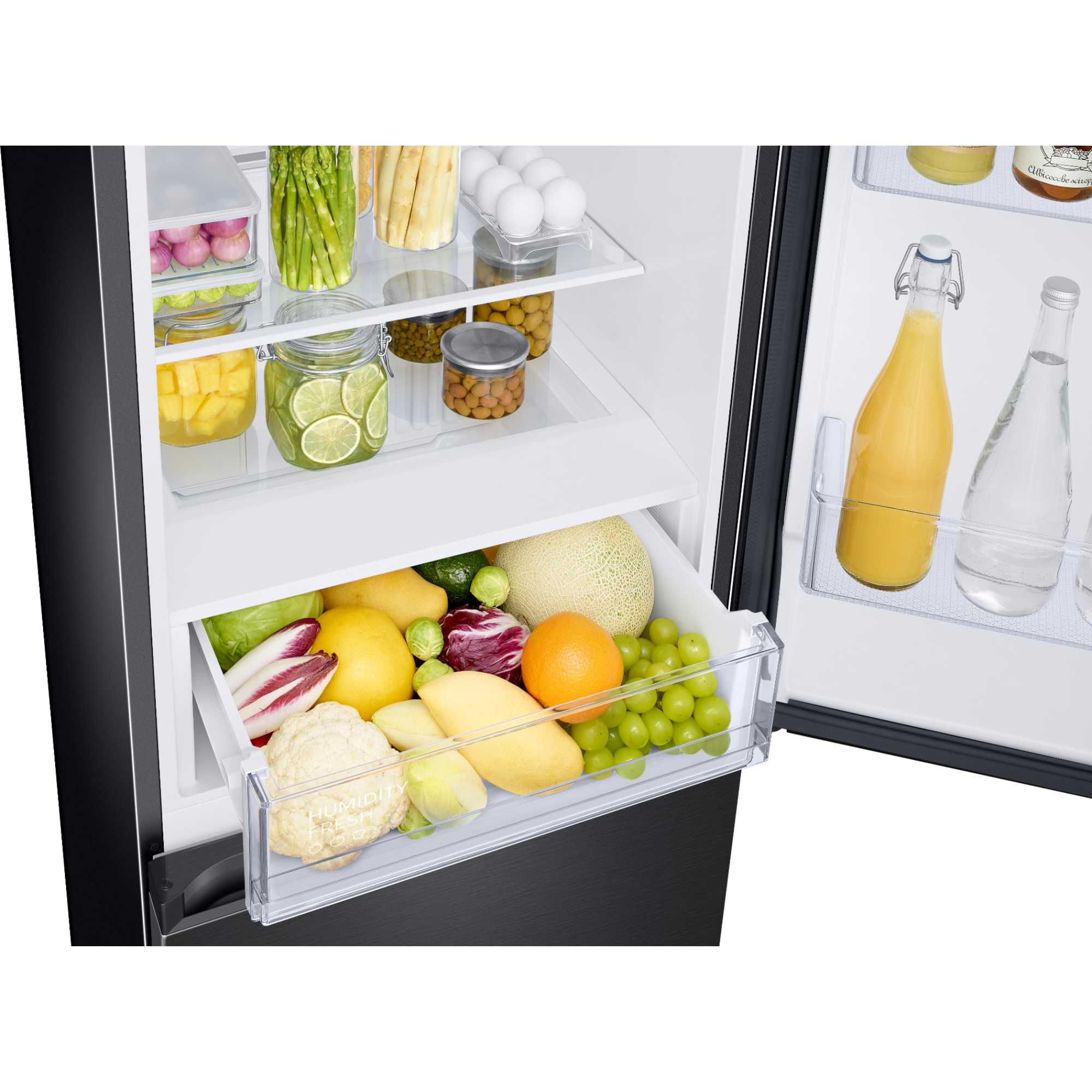 RB34C600EBN/EU Series 6 SpaceMax 344L Smart Combi Fridge Freezer - Black