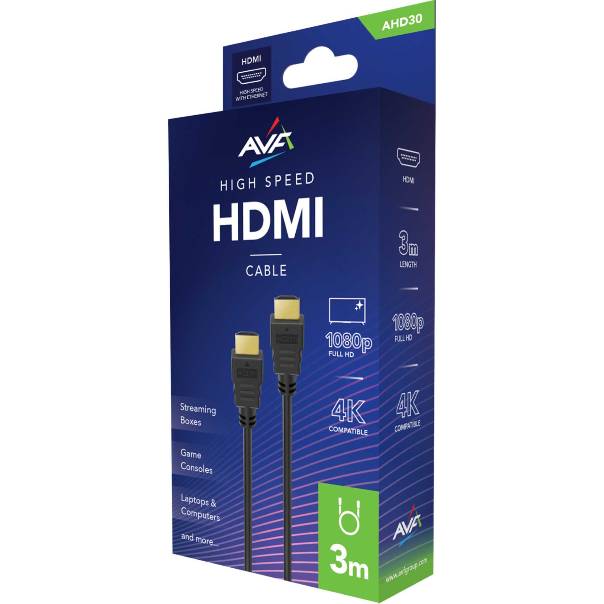 AHD30 3m High Speed HDMI Cable