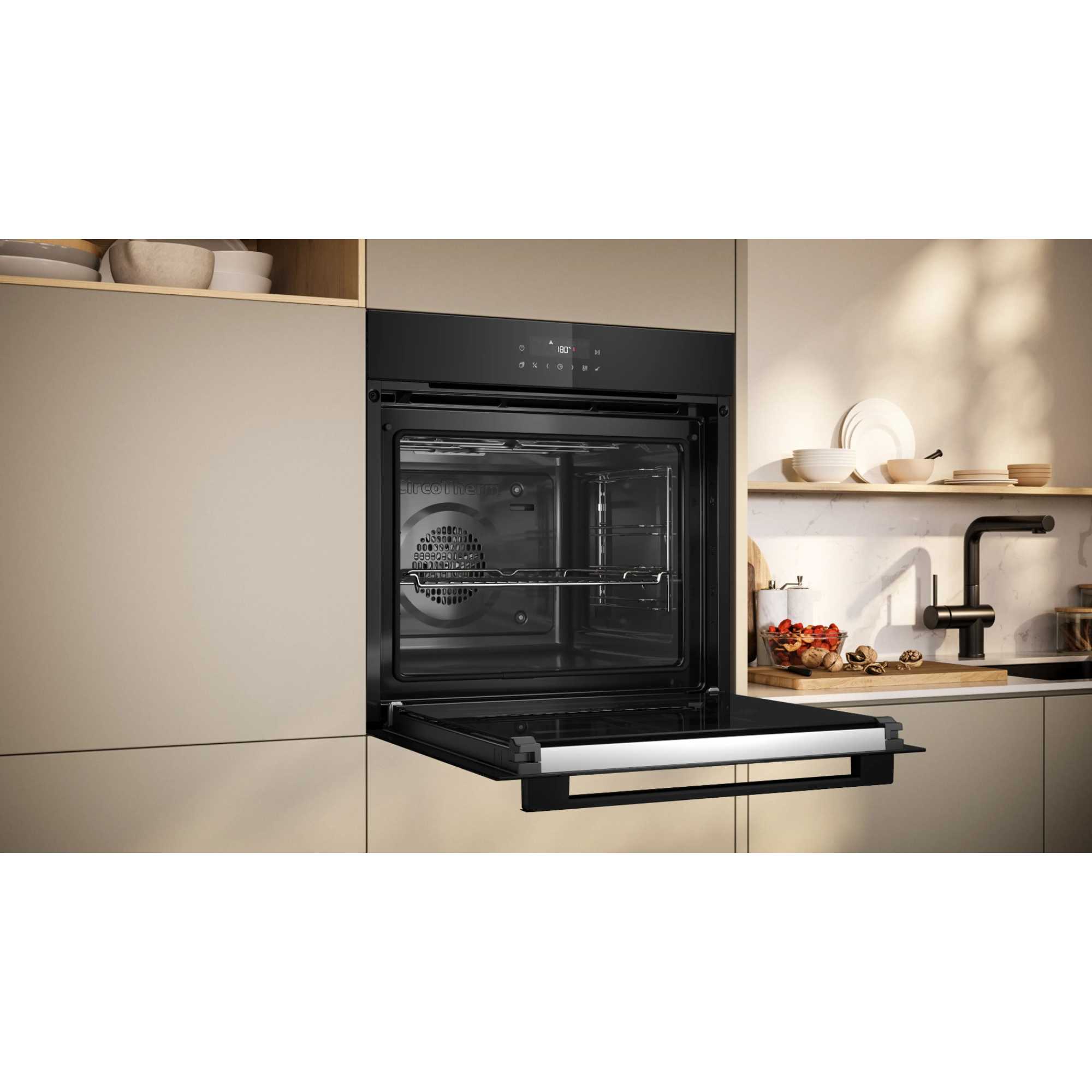 N 30 B2CCJ7AK0B Built-In Single Oven - Black