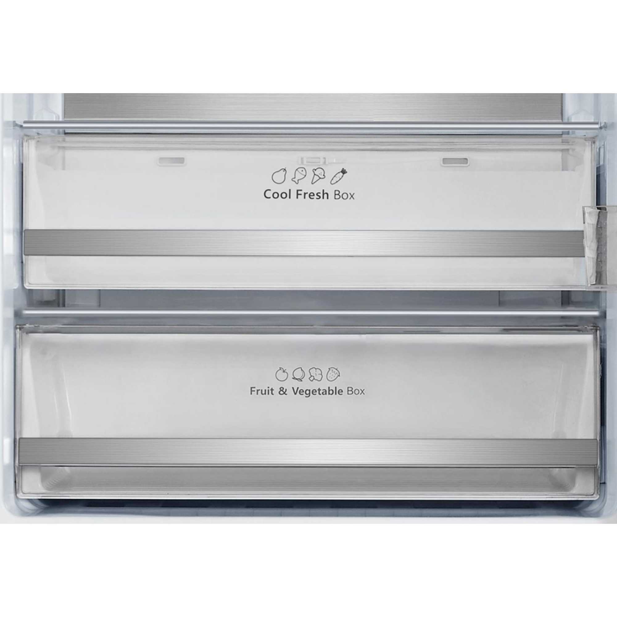 RB645N4BFE 495L Total No Frost - Freestanding Fridge Freezer - Black