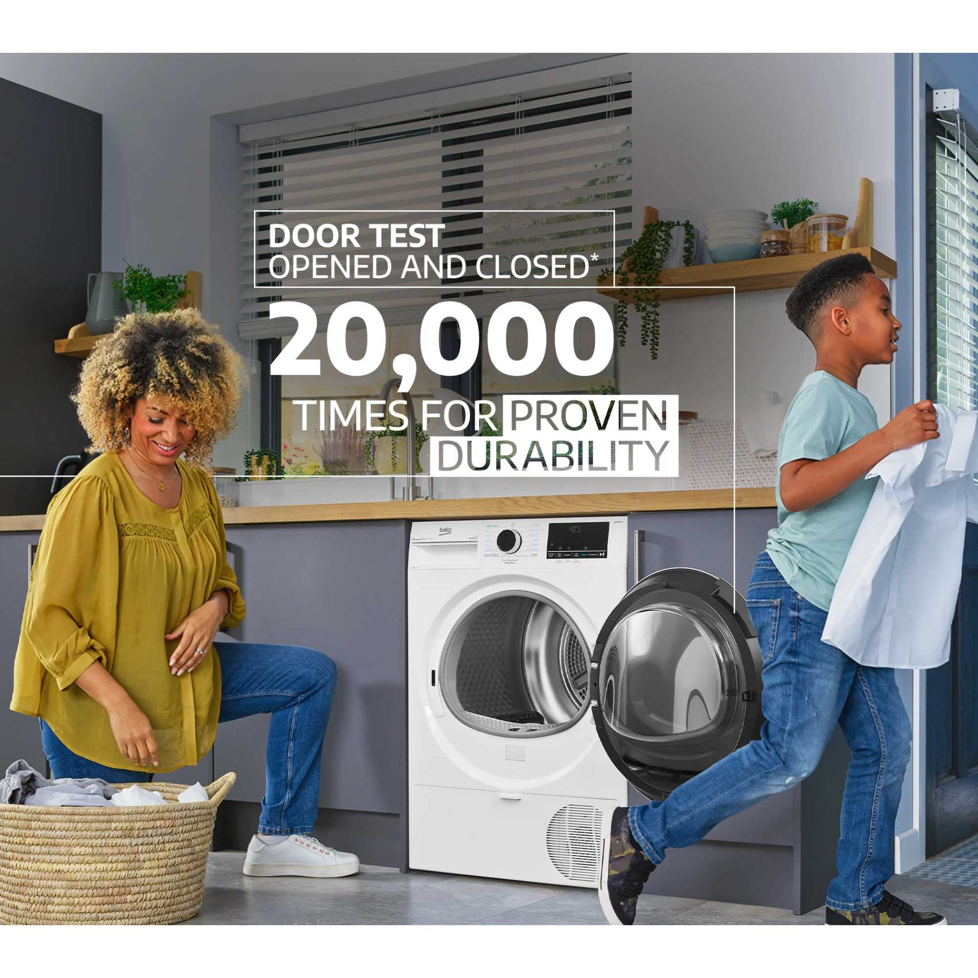 8kg Heat Pump Tumble Dryer - BM3T3833W