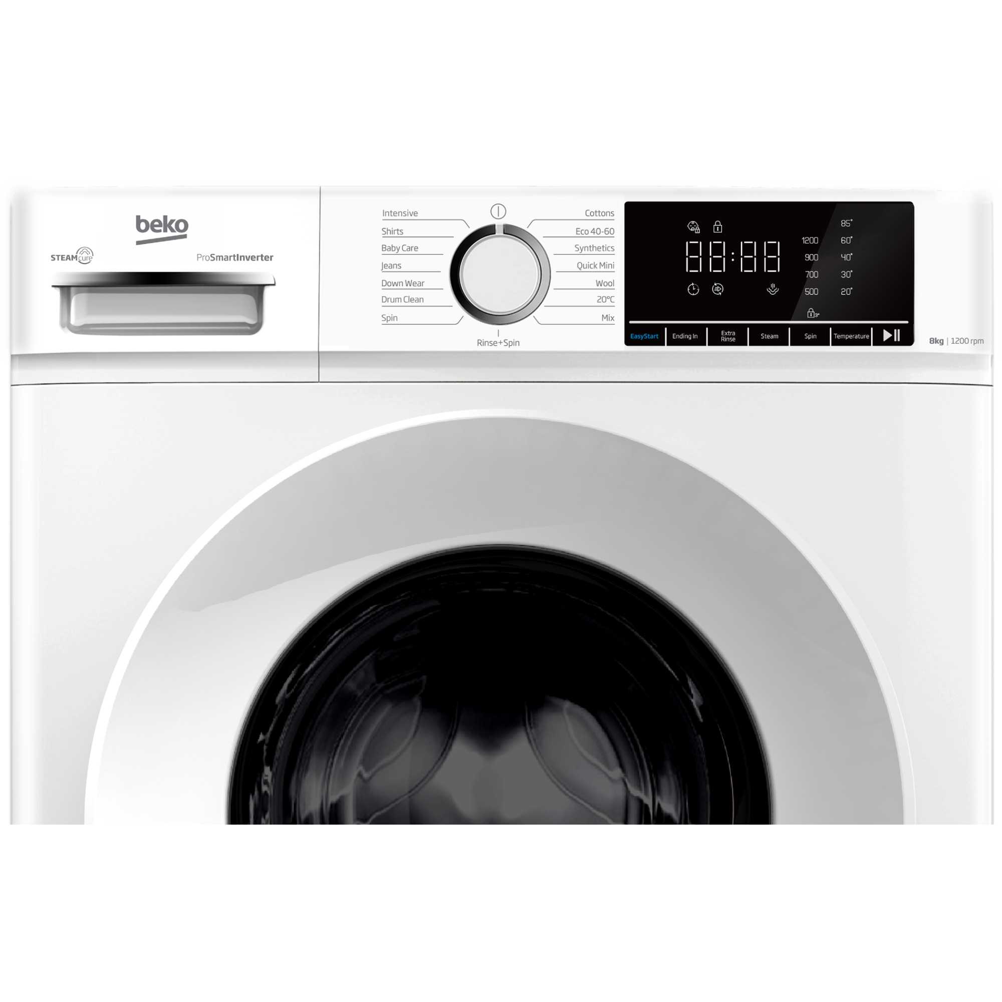 BW1O3821W B300 8kg 1200rpm Washing Machine - White