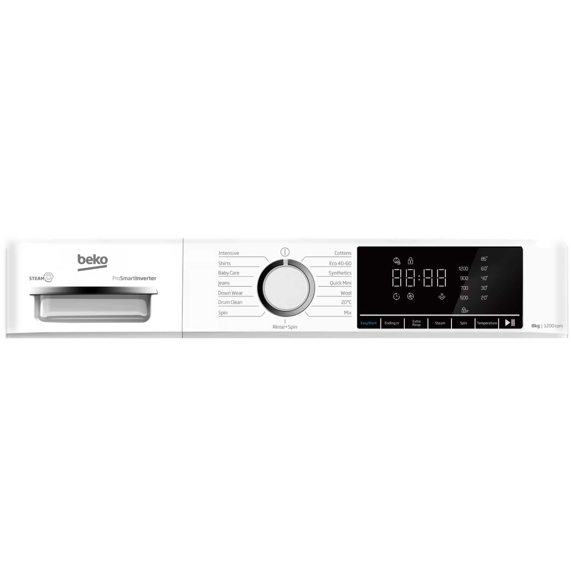 B300 8kg 1200rpm Washing Machine - BW1O3821W