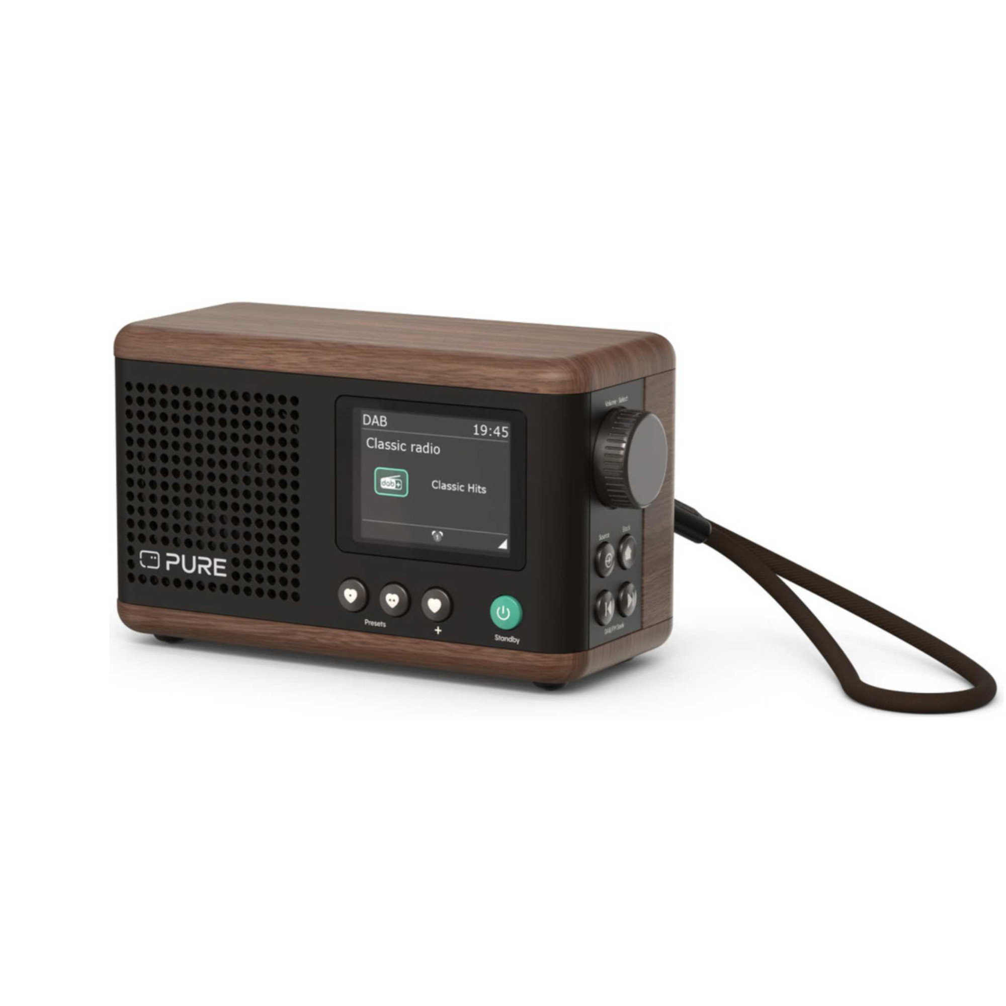 Classic Mini Portable Digital Radio - Black
