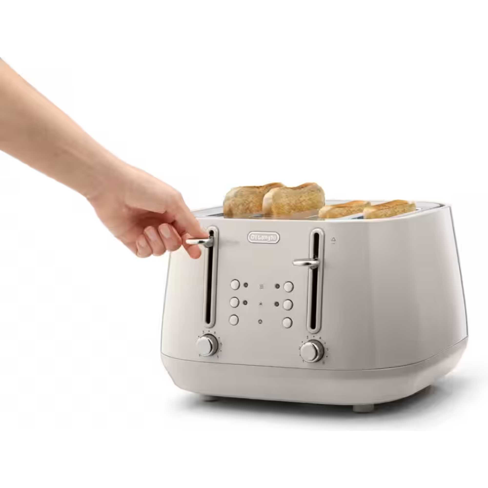 Eclettica 4 Slot Toaster - Biscuit Beige