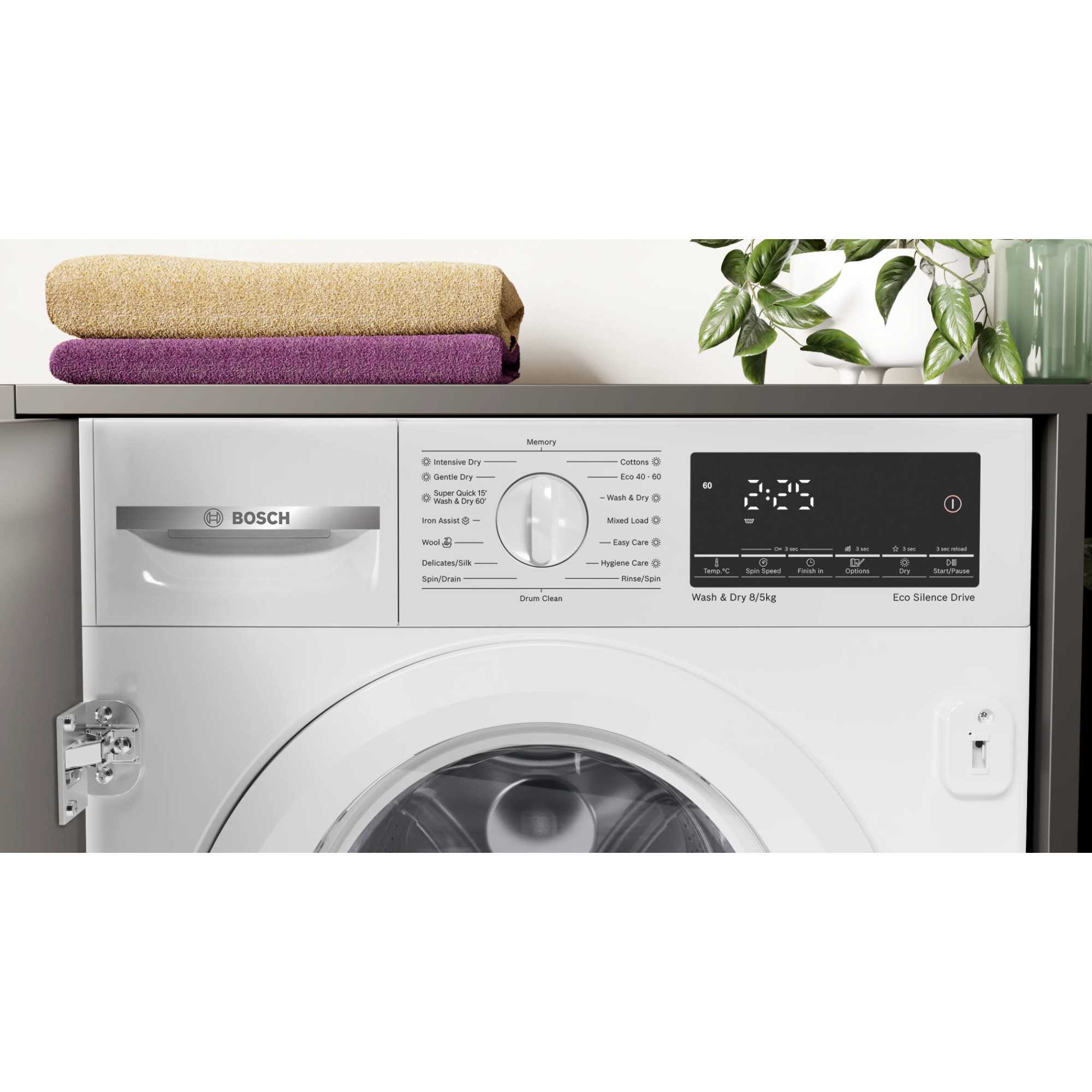 Series 6 8kg Wash 5kg Dry 1400rpm Built-In Washer Dryer - WKD28490GB