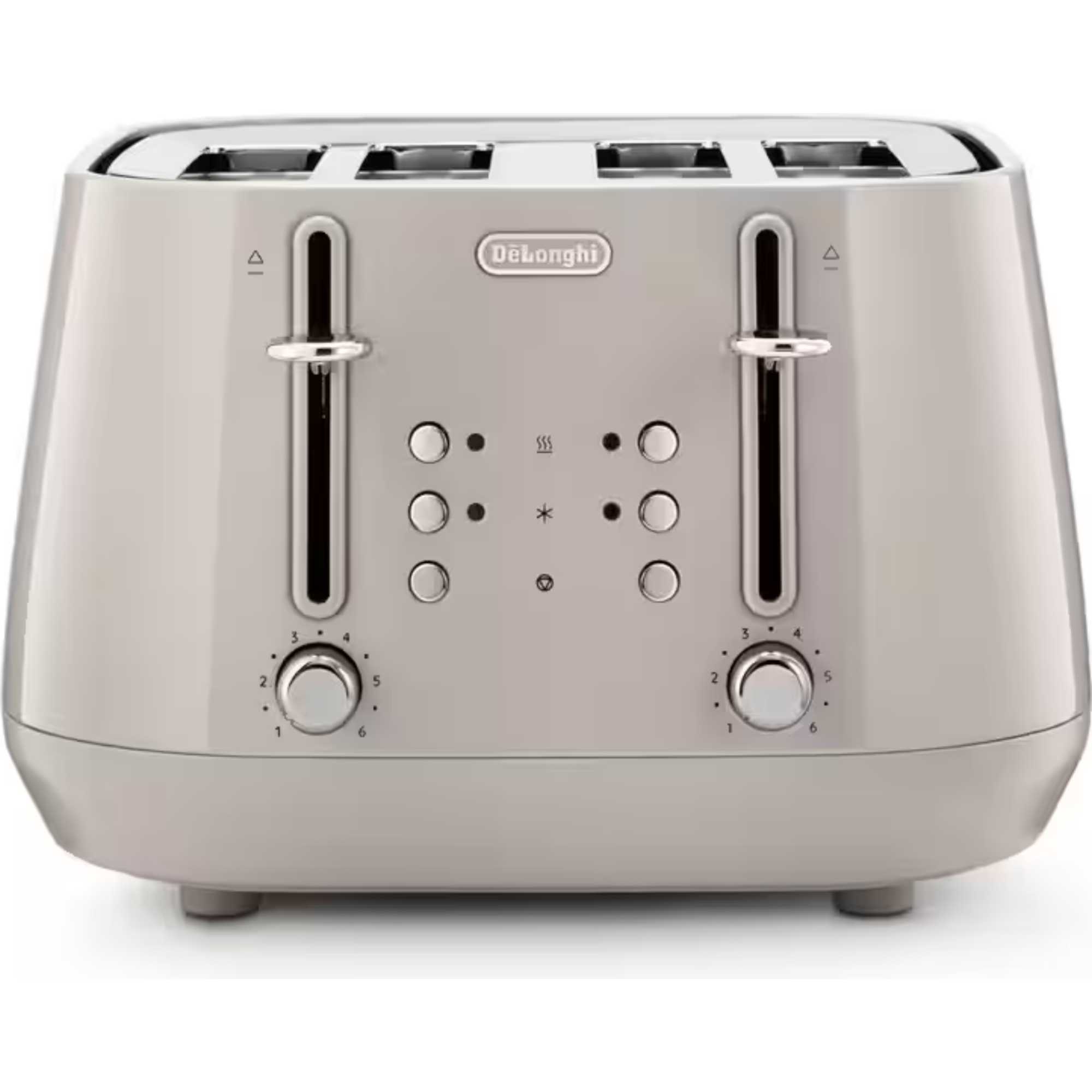 Eclettica 4 Slot Toaster - Biscuit Beige