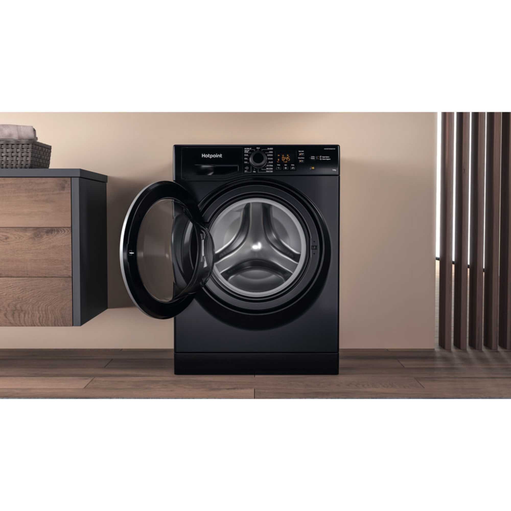 Anti-Stain 10kg 1400rpm Washing Machine - NSWM 1046 BS UK