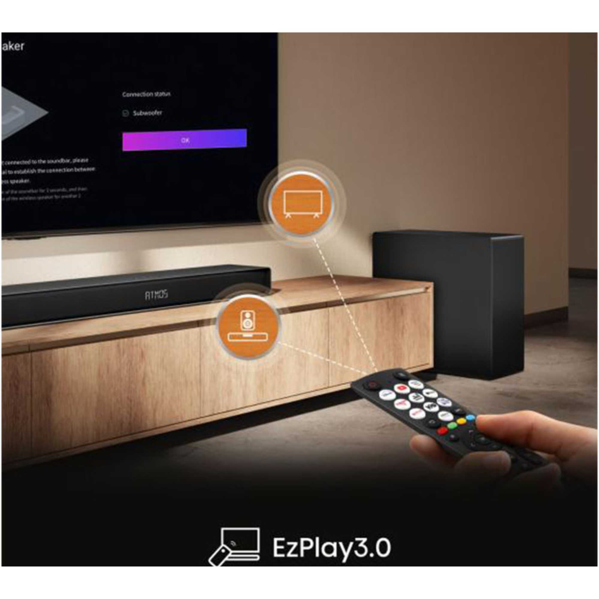 AX3120Q AX Series 3.1.2 Channel Soundbar with Wireless Subwoofer