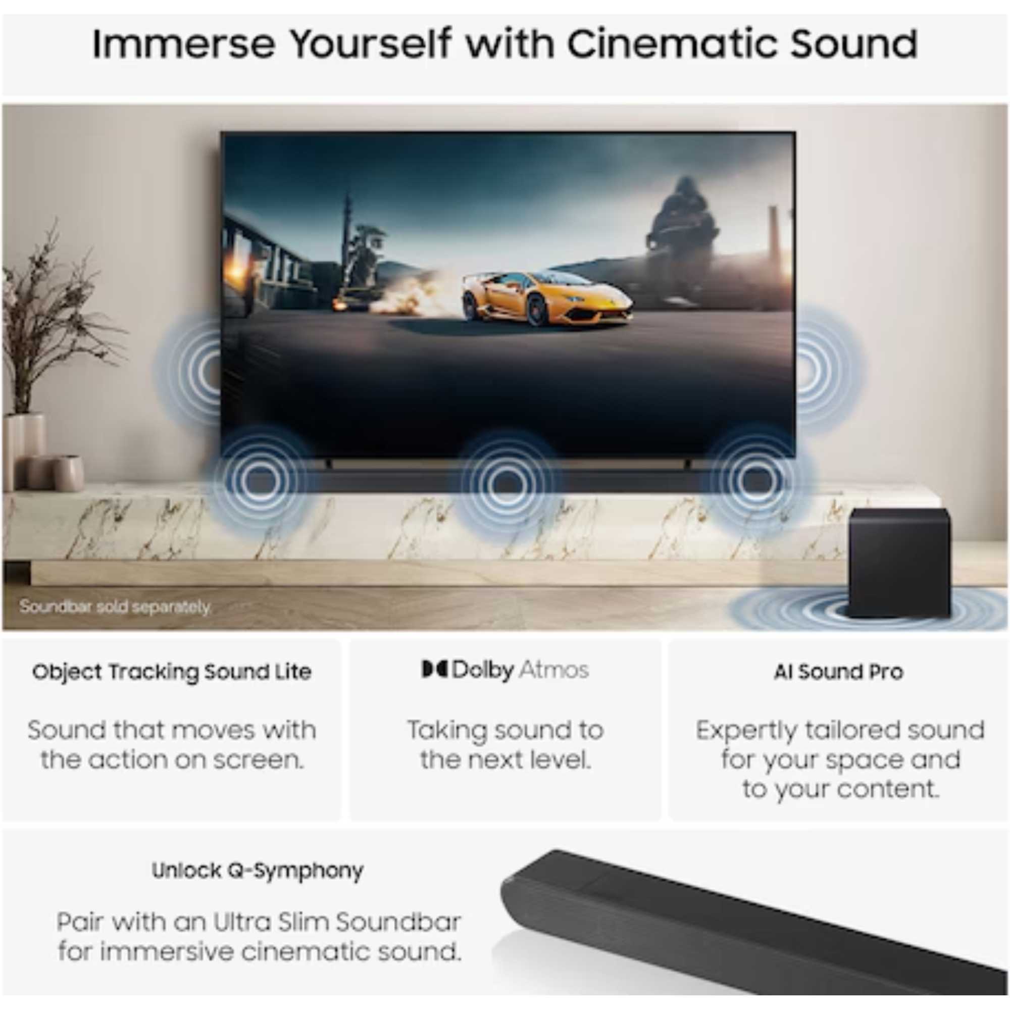S85H 48" 4K Ultra HD OLED Vision AI Smart TV - QE48S85H