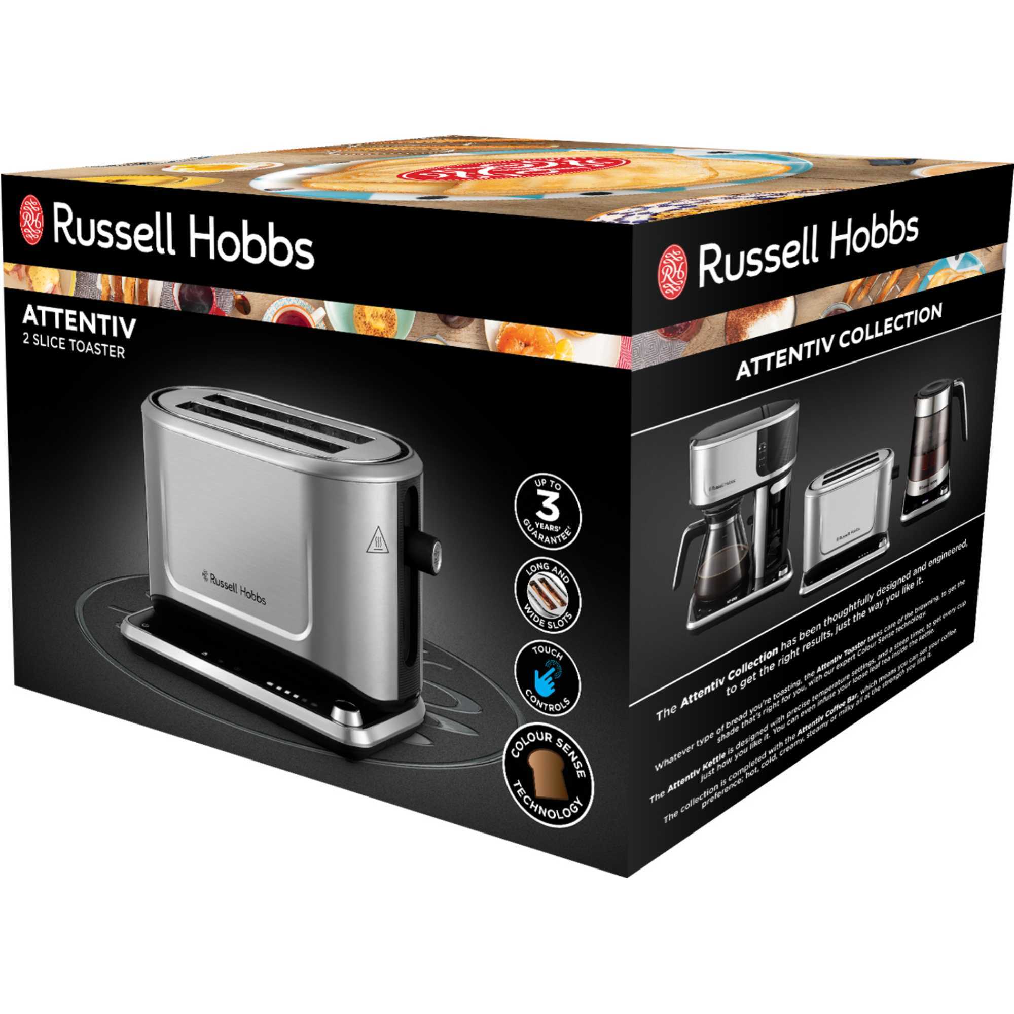 26210 2 Slice Attentiv Toaster with Touch Screen - Stainless Steel