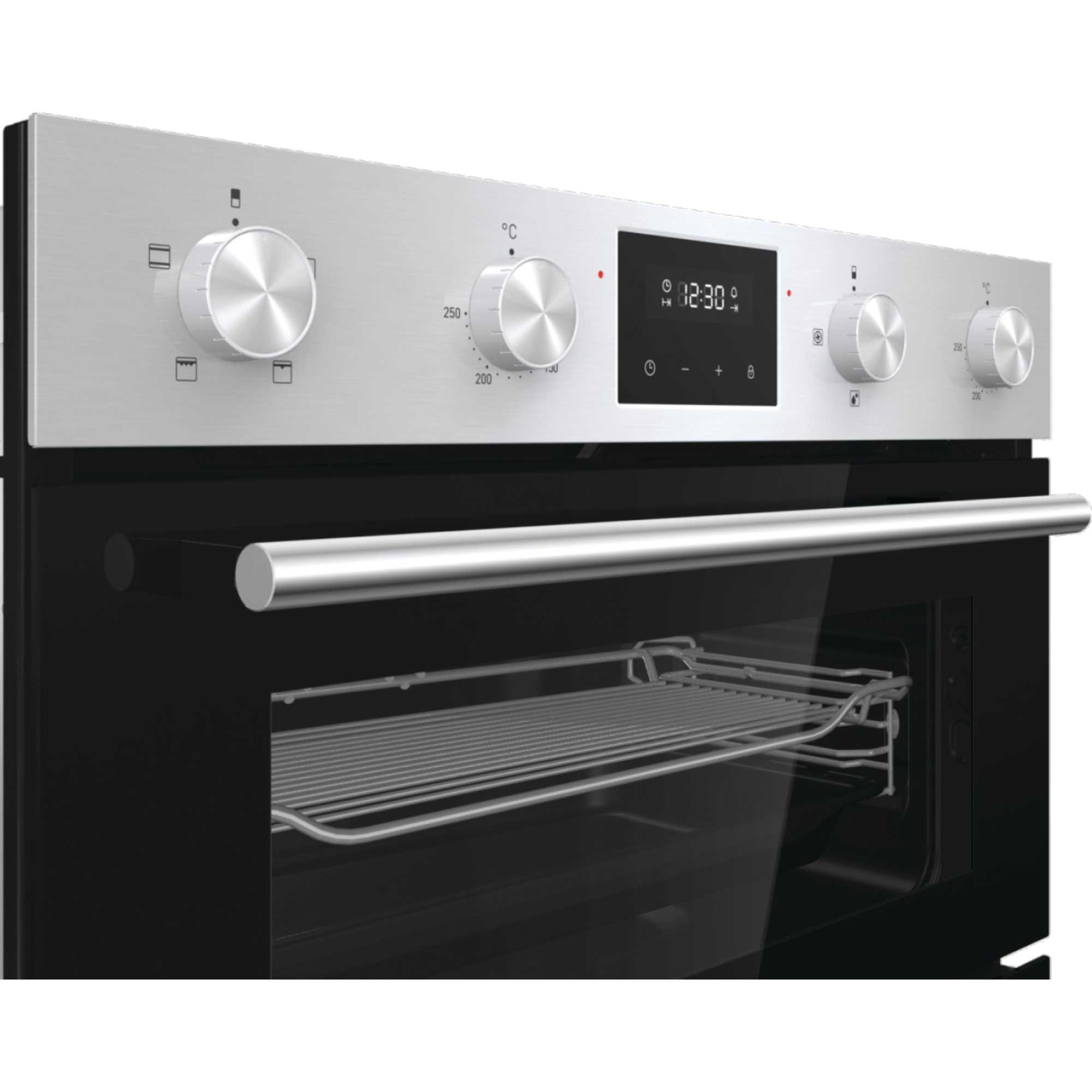 BID75211XUK Built-Under Double Oven - Stainless Steel