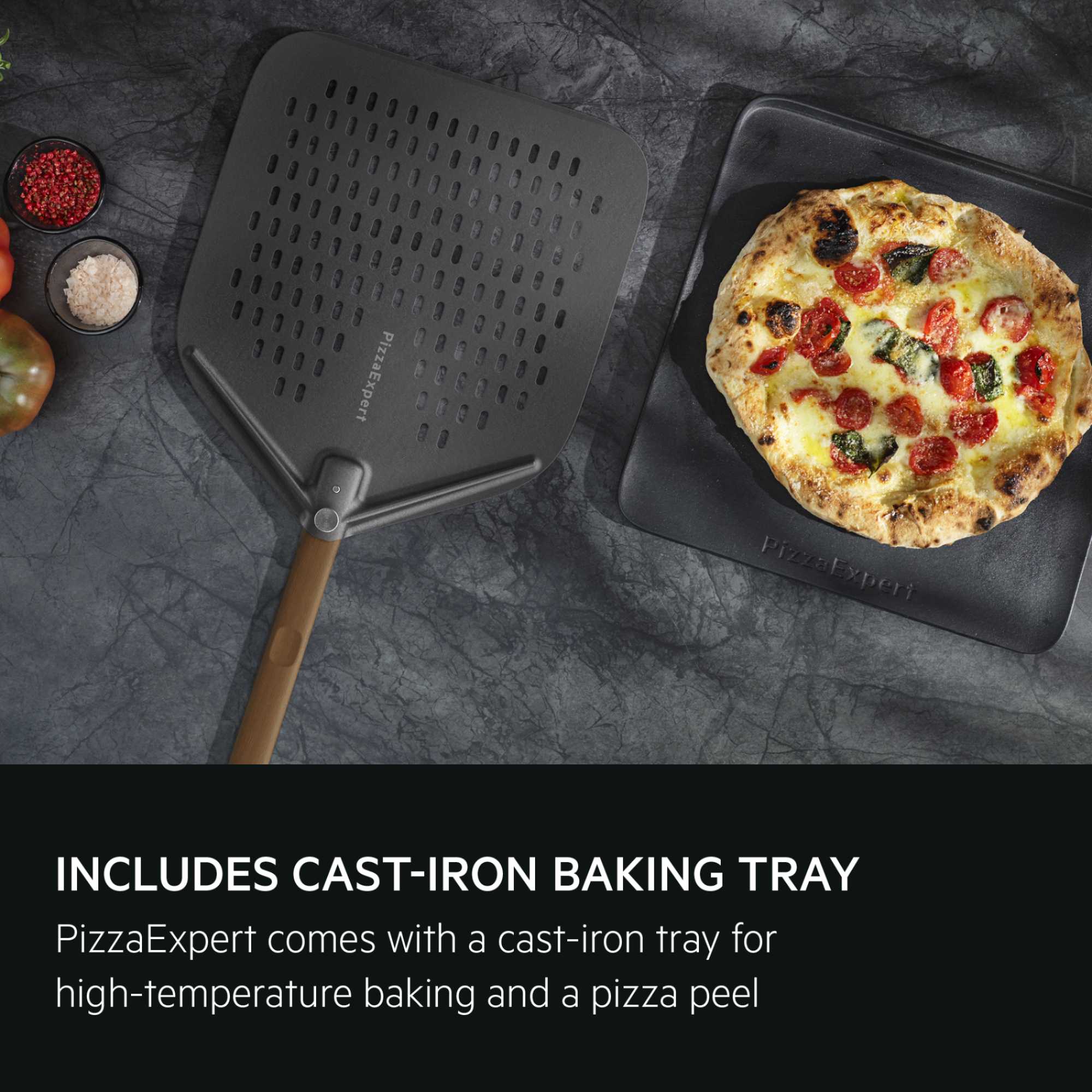 GX7PB63FSB PizzaExpert Built-in Electric Single Oven - Black