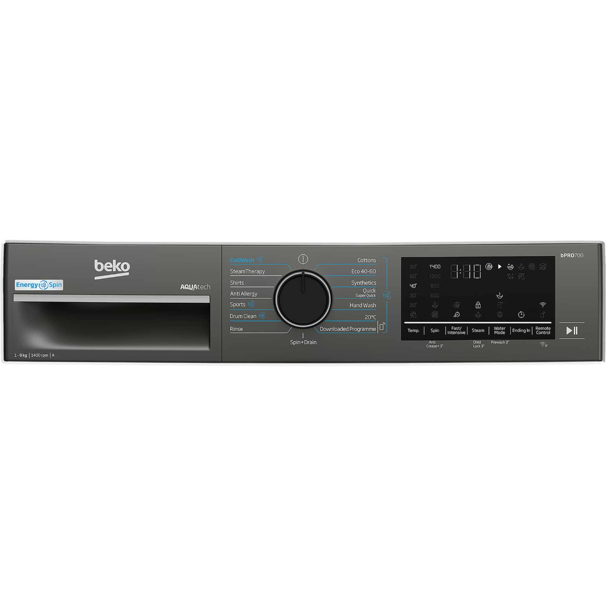 9kg 1400rpm Washing Machine - B5W59411AG