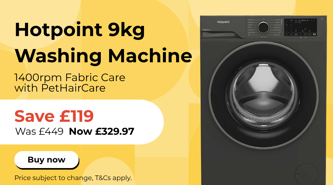 Save on Hotpoint washing machine