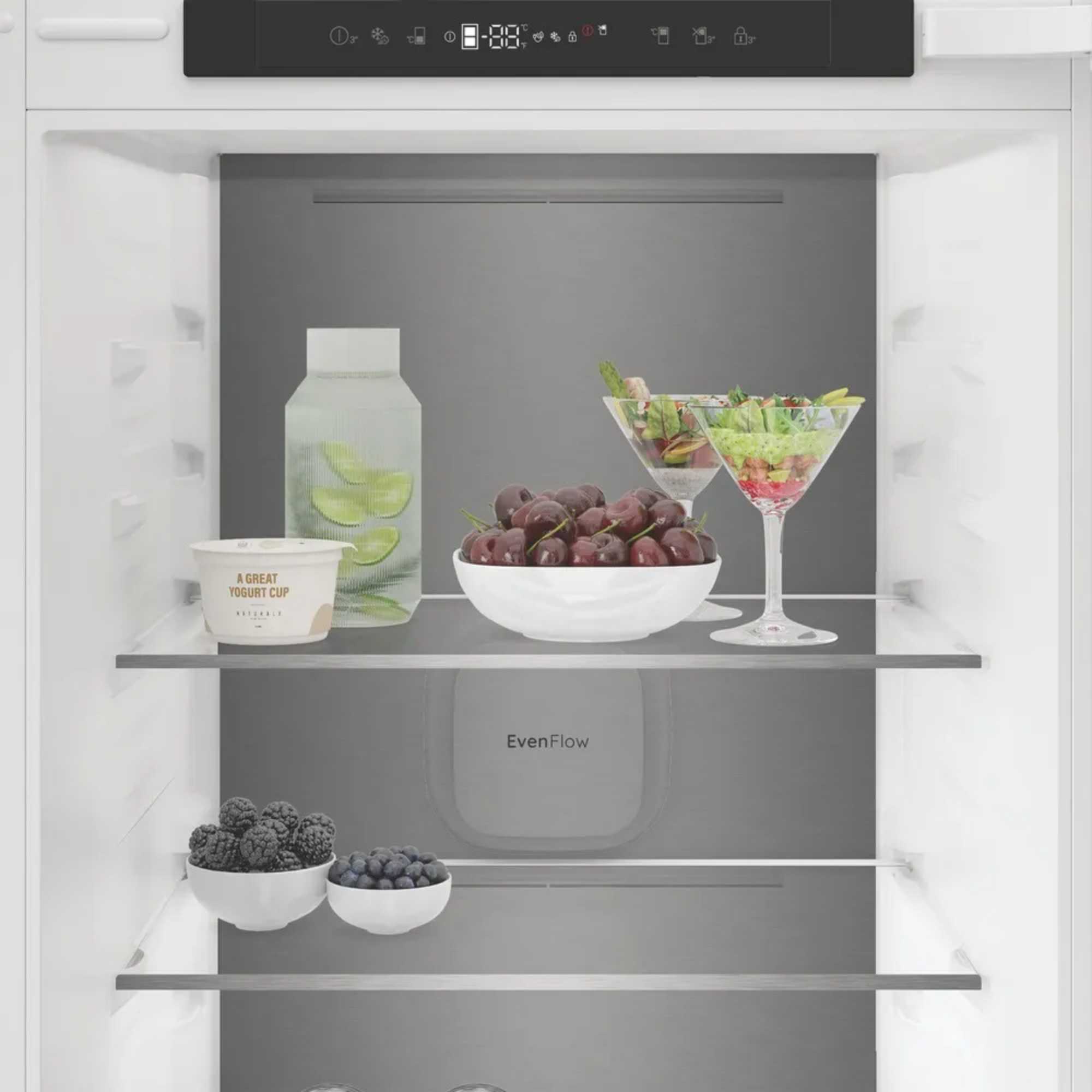 VitalCare HPK2 5322 B4UK Fridge Freezer - Black