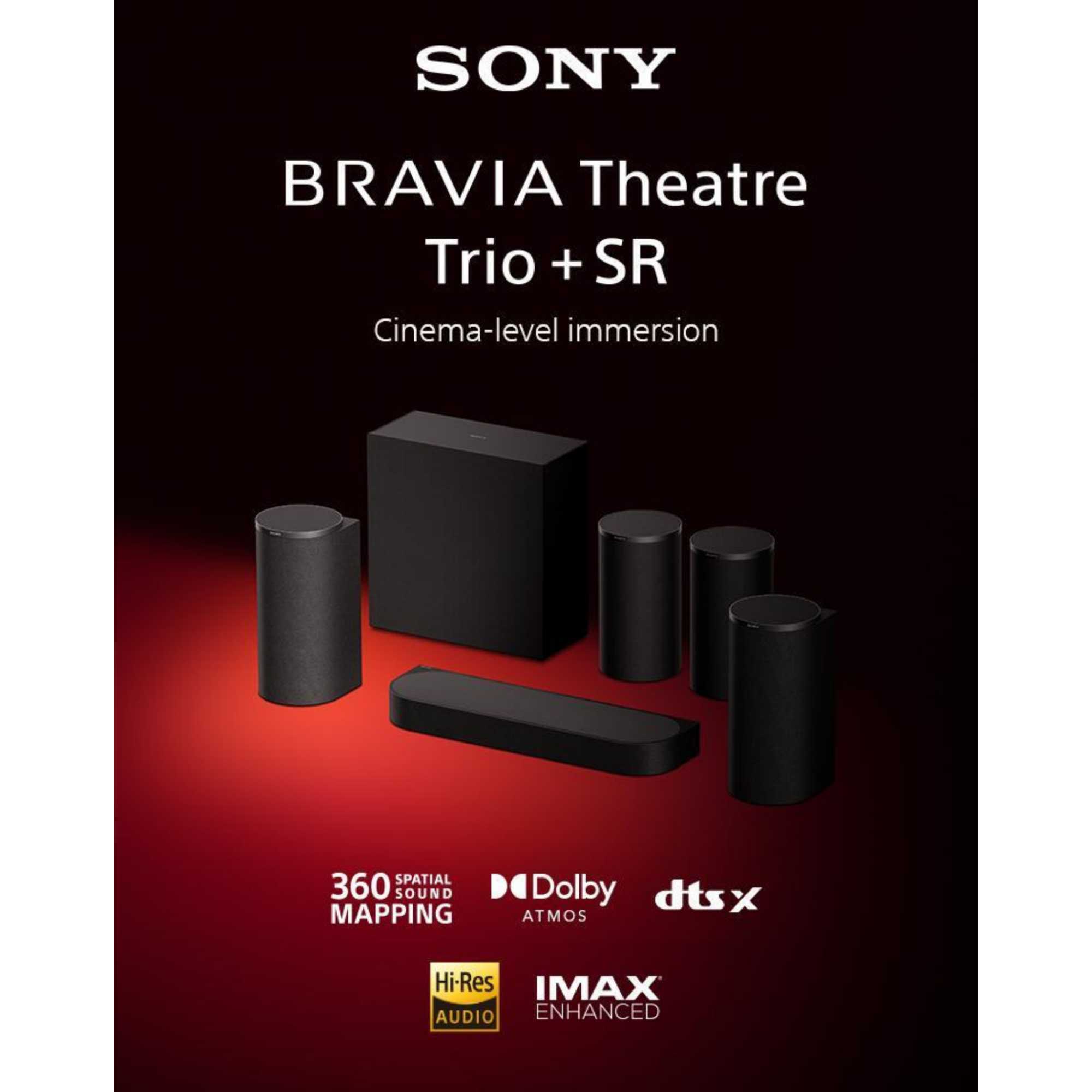 HTA8KIT BRAVIA 5.1 To 7.1 Channel Theatre Trio Surround Sound System