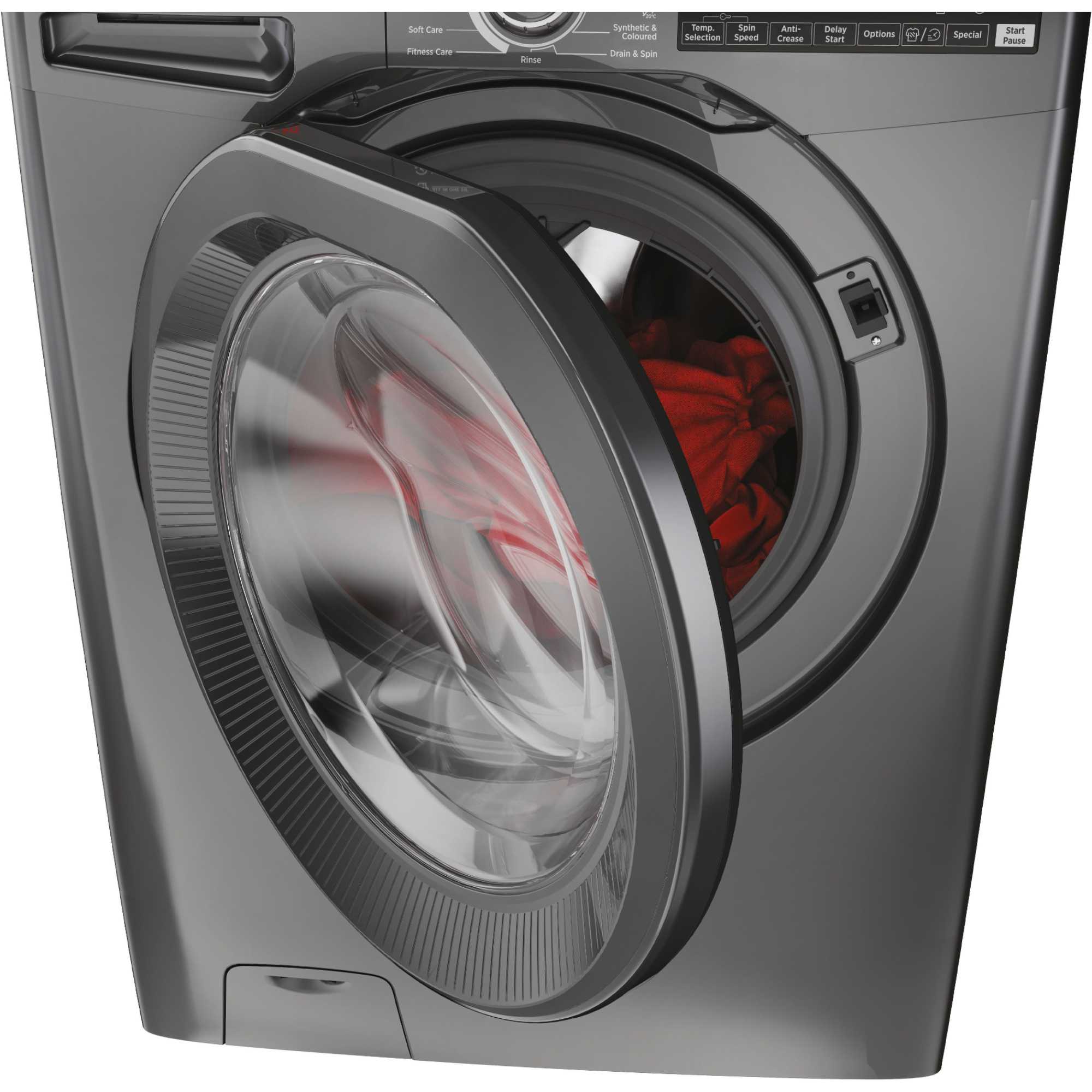 H3WPS486TMRR6-80 H-Wash 350 8kg 1400RPM Smart Washing Machine - Graphite