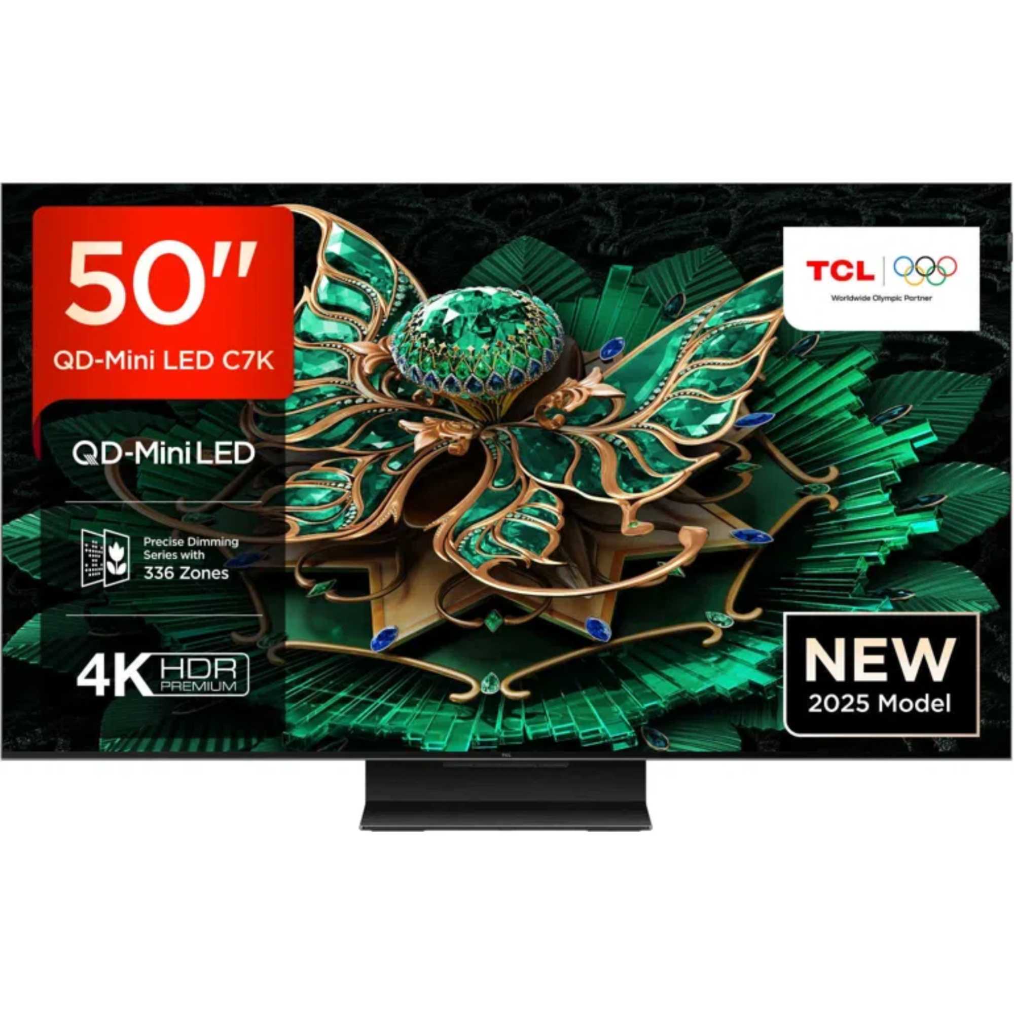 C7K-UK 50" 4K Ultra HD QD-Mini LED Smart Google TV - 50C7KUK