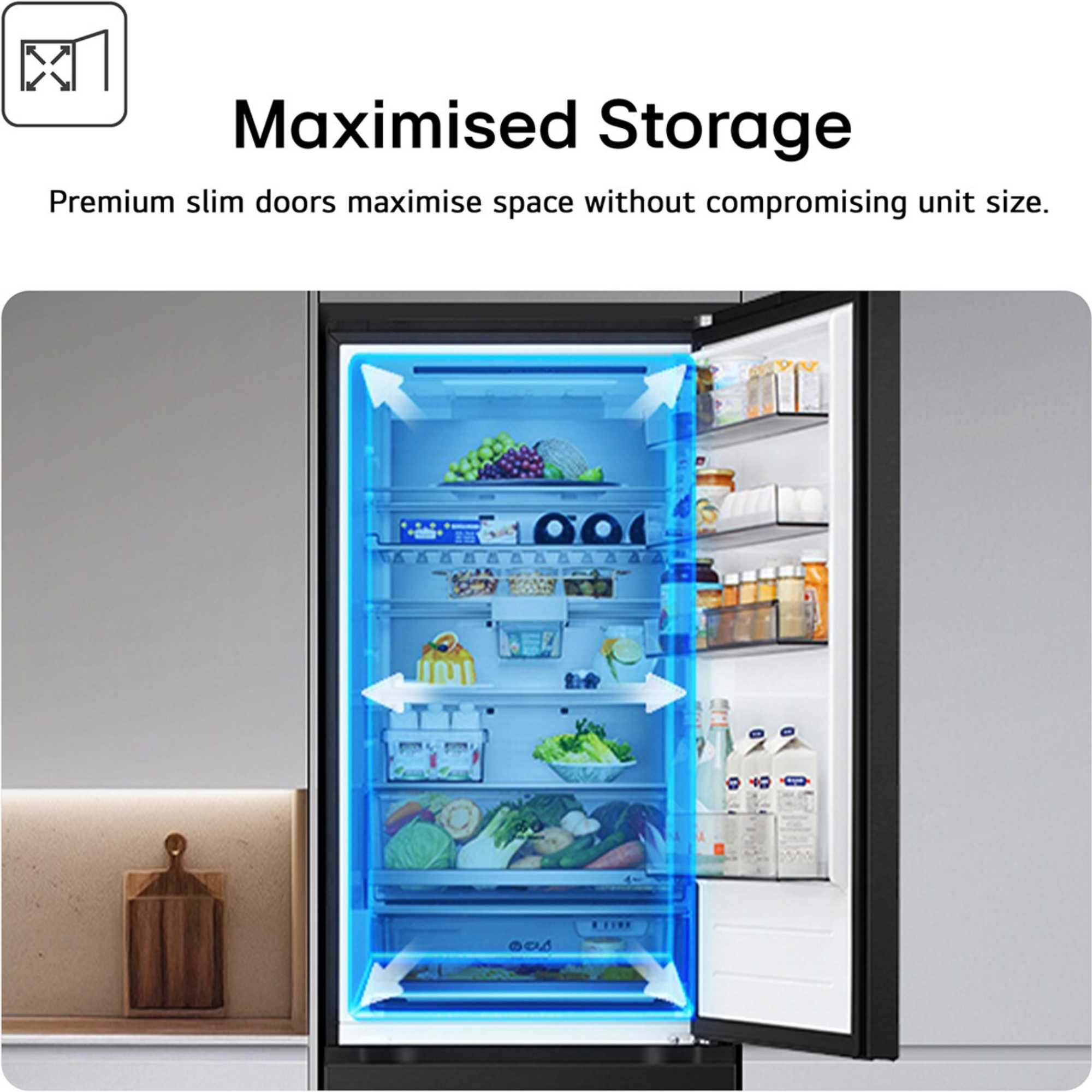 GBBSJ10EEP 333l Total No Frost Smart Fridge Freezer - Essence Matte Black