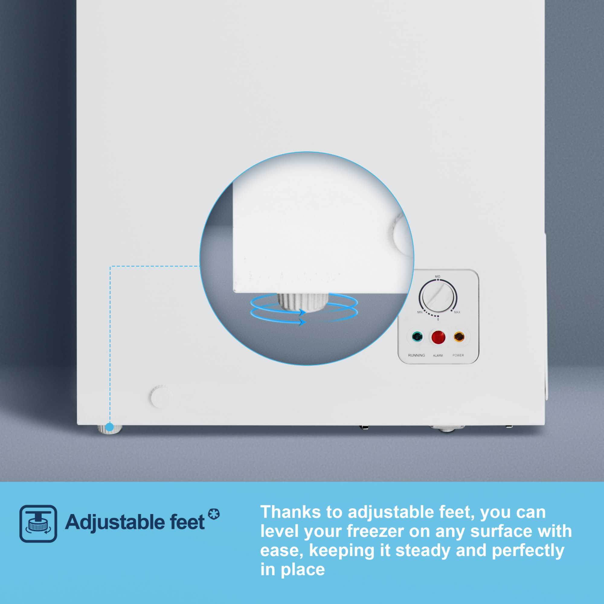 MCF96E Chest Freezer with Winter Guard Technology