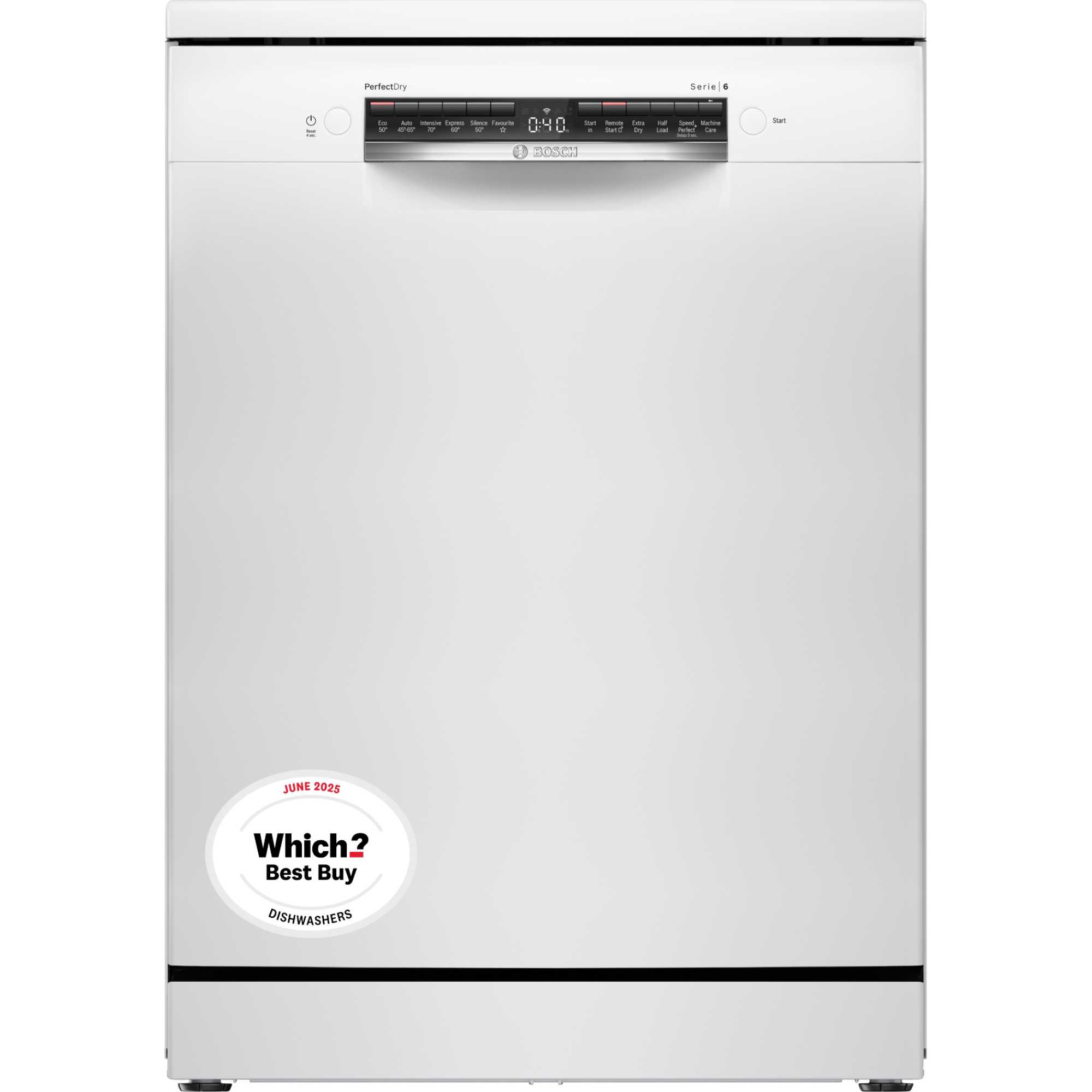 Series 6 Freestanding Full-Sized Dishwasher - SMS6ZCW10G