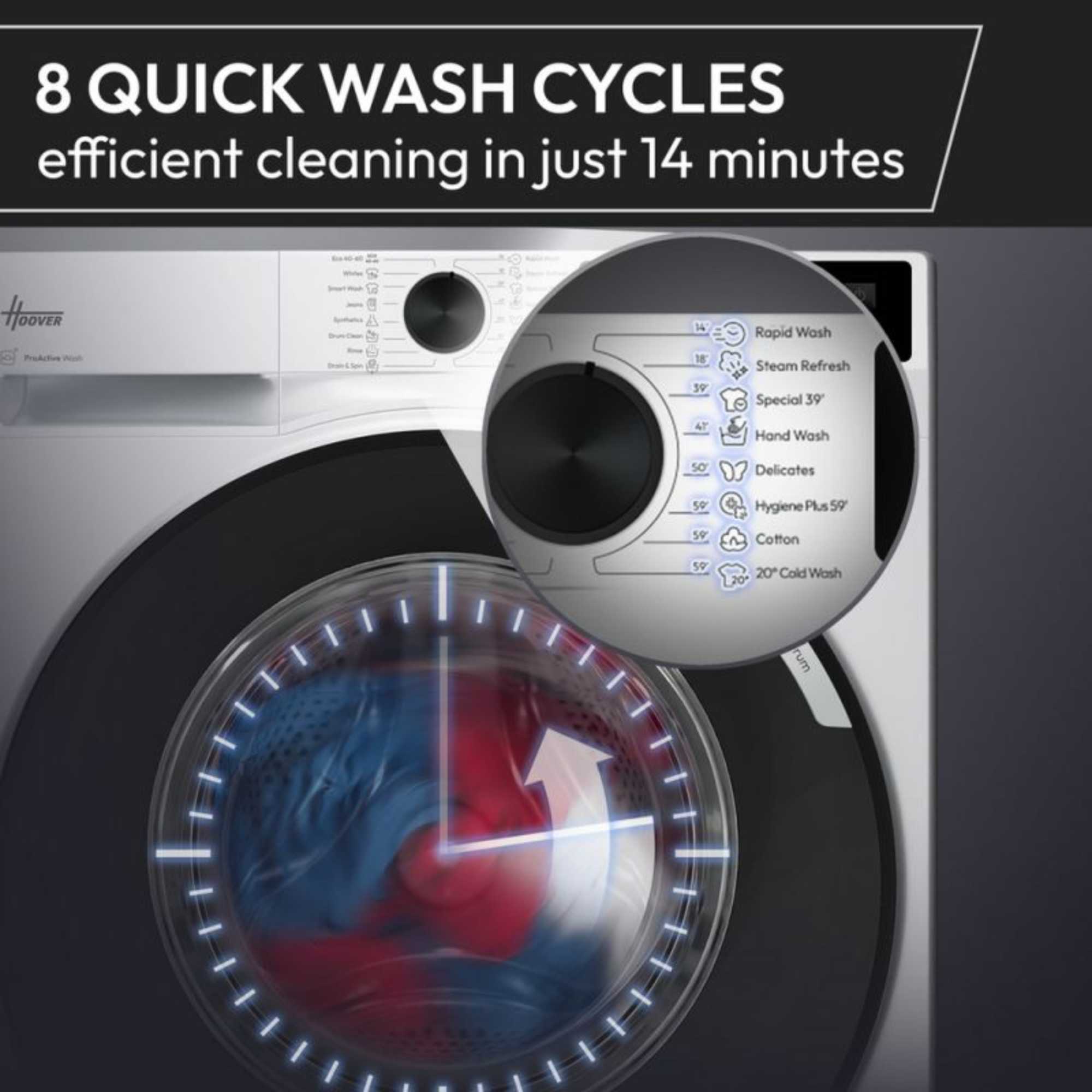 10kg 1400rpm Washing Machine - HGD4109C-80