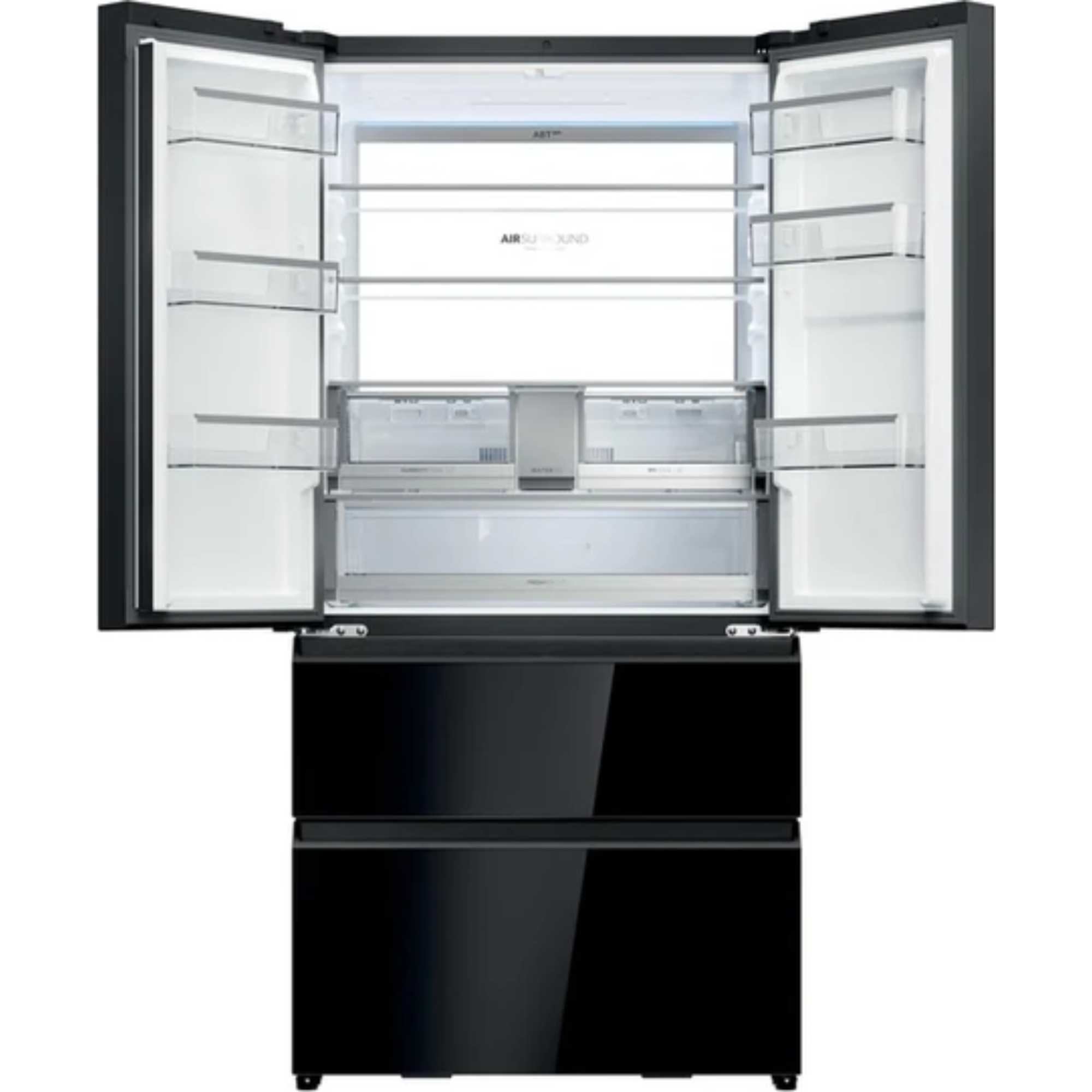 FD 90 Series 7 American Style Fridge Freezer 60/40 No Frost - Glass Inox Look - HFR79F19DFGB