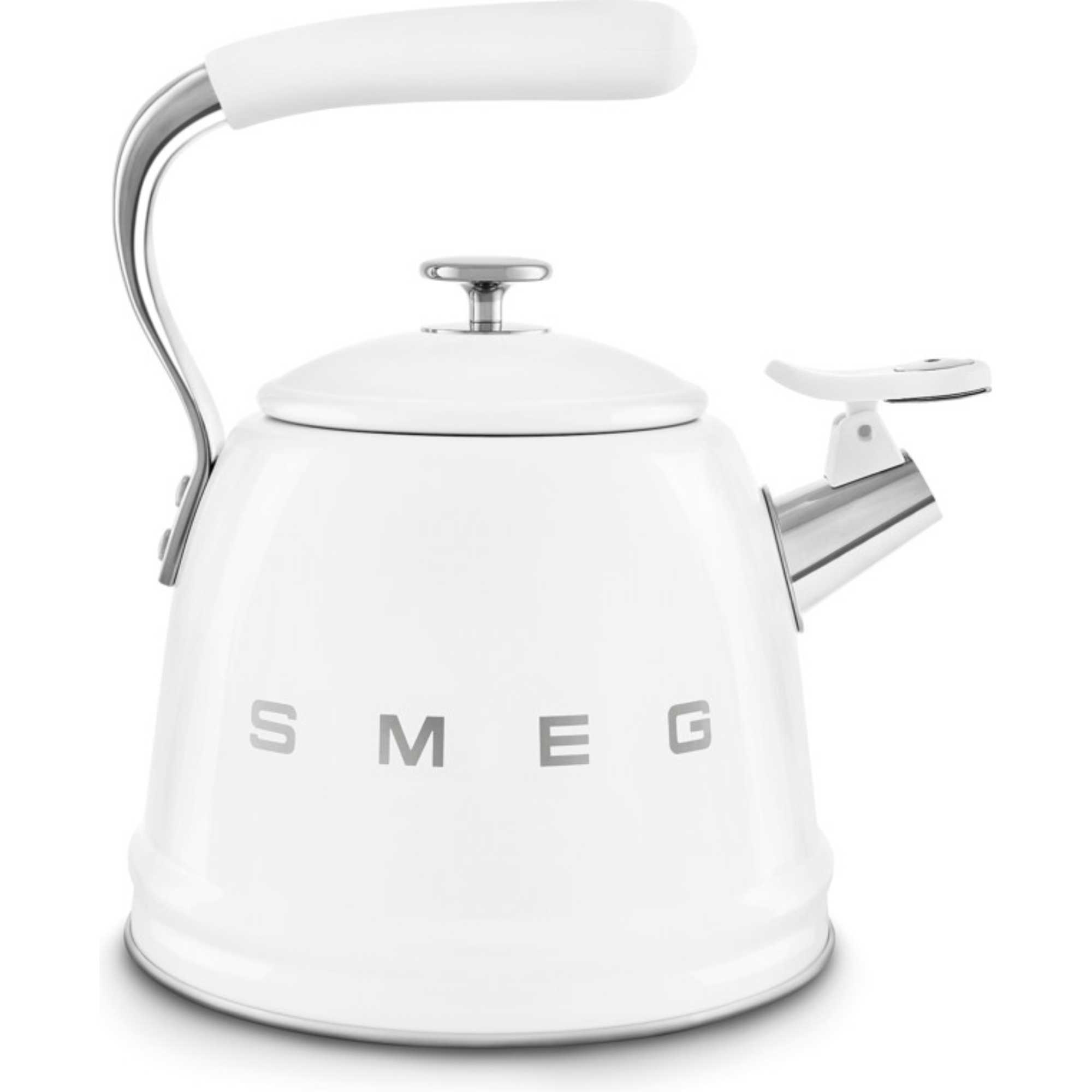 WKF01WH 2.3L 50s Style Whistling Kettle - White