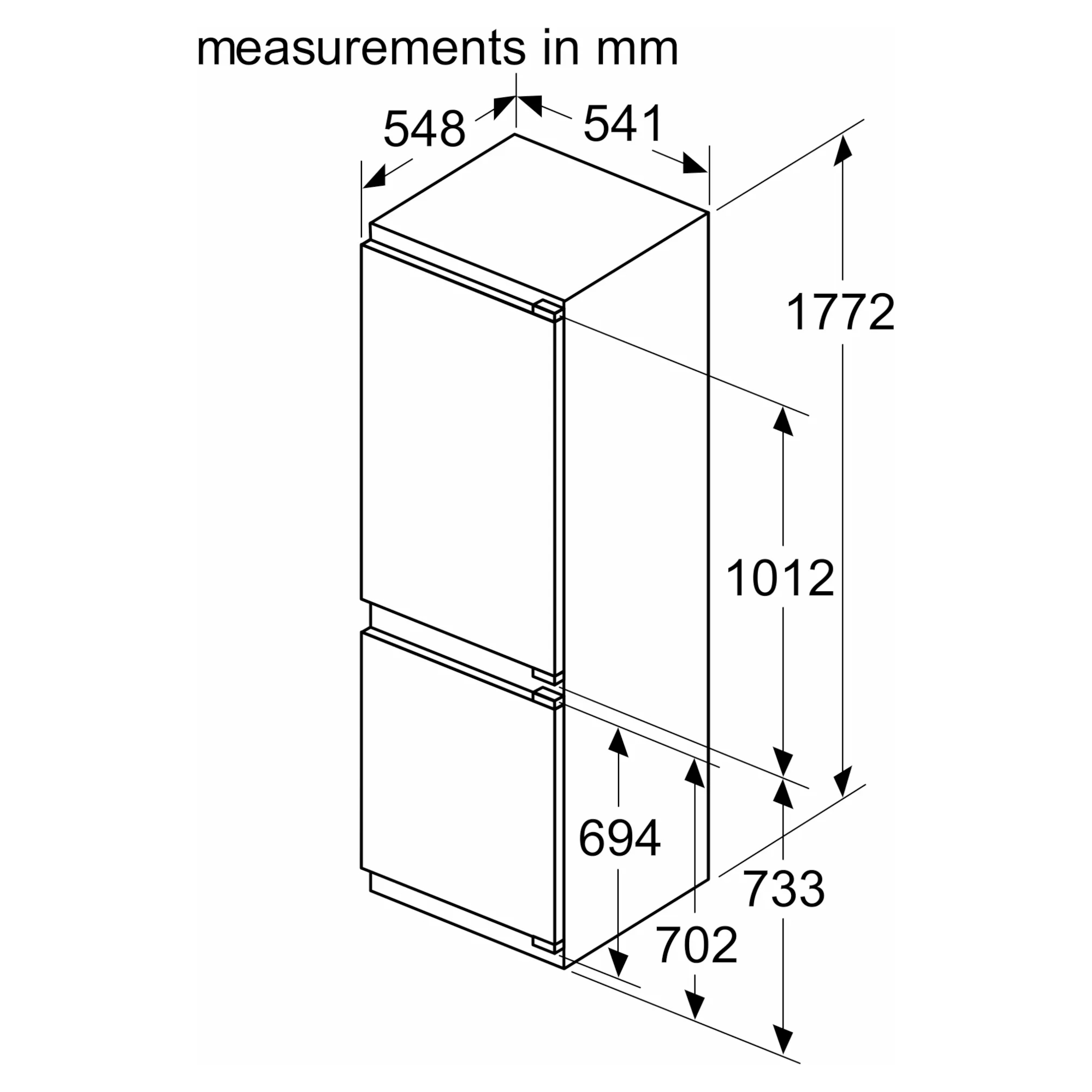 Image of Bosch KIN86HFE0