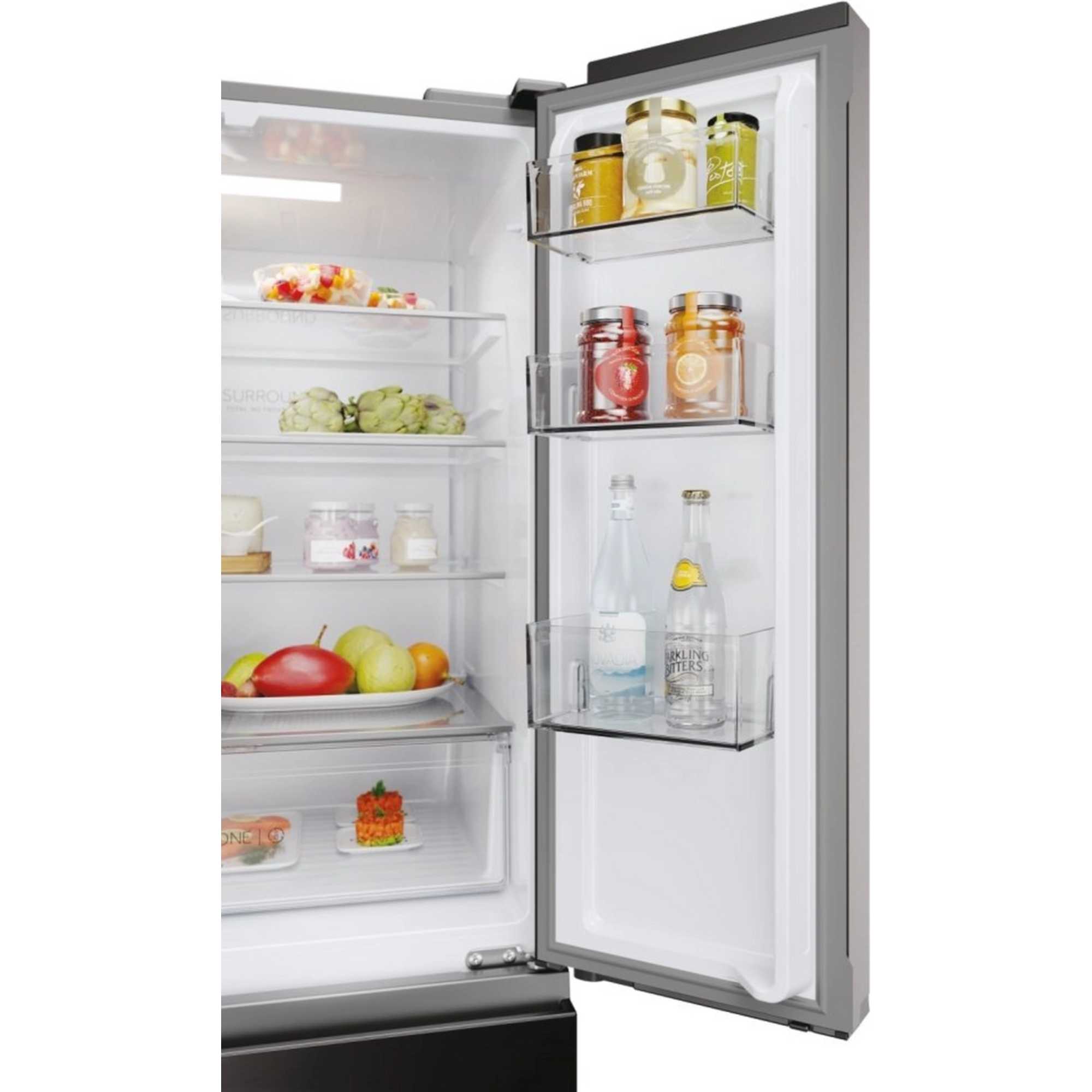 HFR3718ENMD American Style Fridge Freezer 60/40 No Frost - Dark Inox