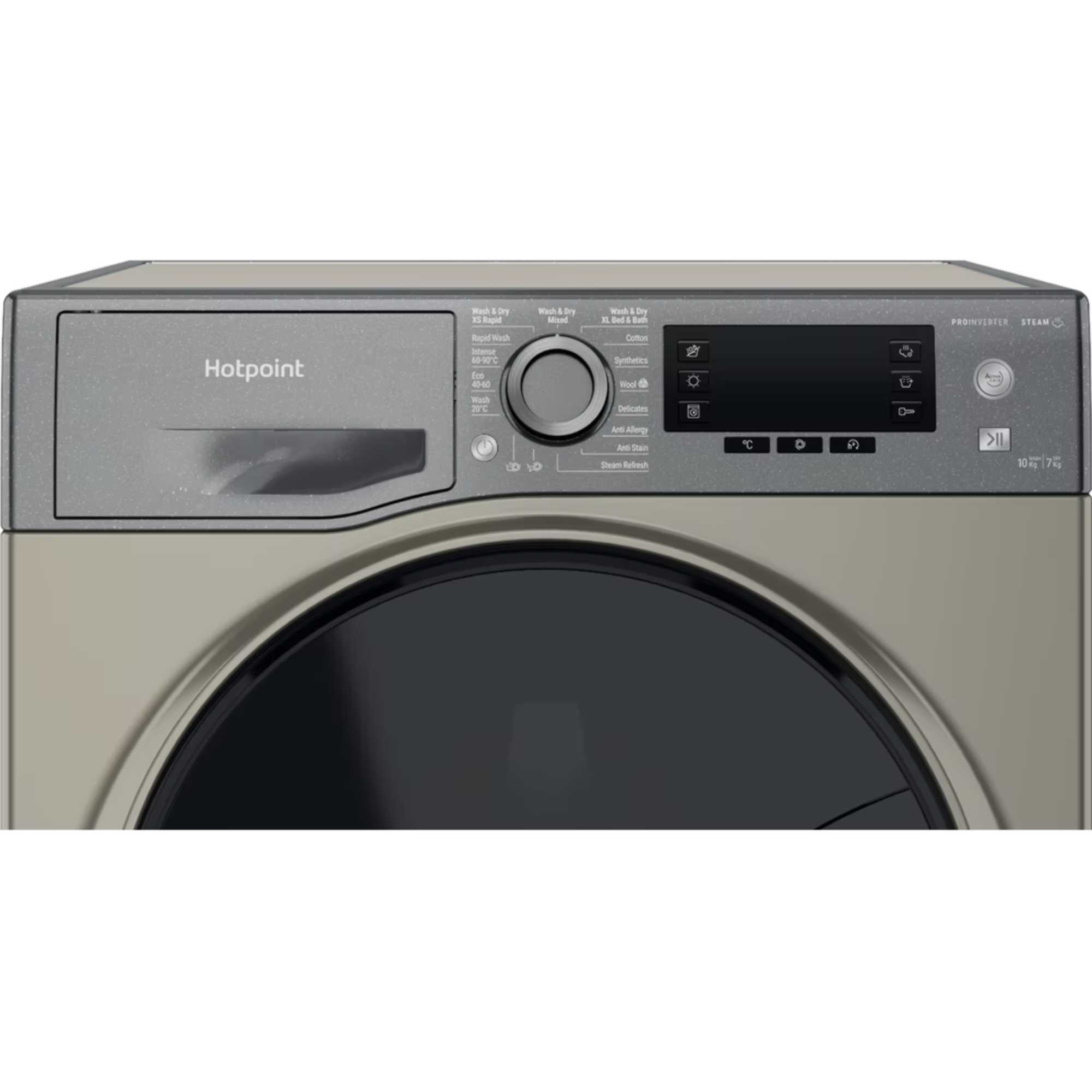 NDD 10748 GDA UK 10kg Wash 7kg Dry 1400rpm Washer Dryer - Graphite
