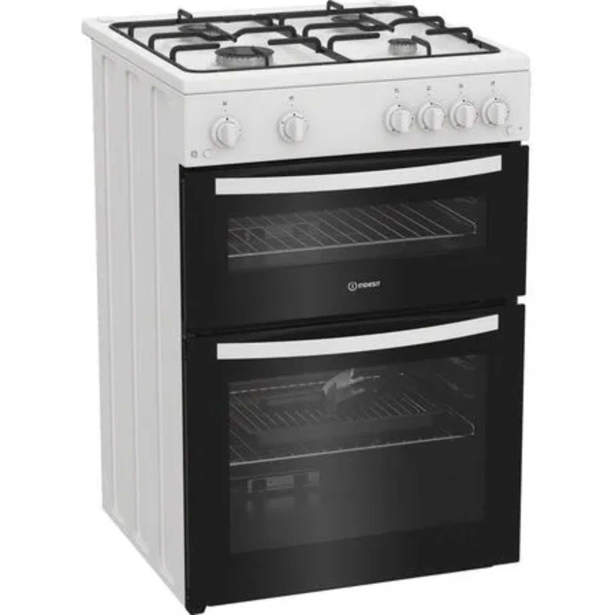IDG6GW 60cm Gas Double Cooker - White