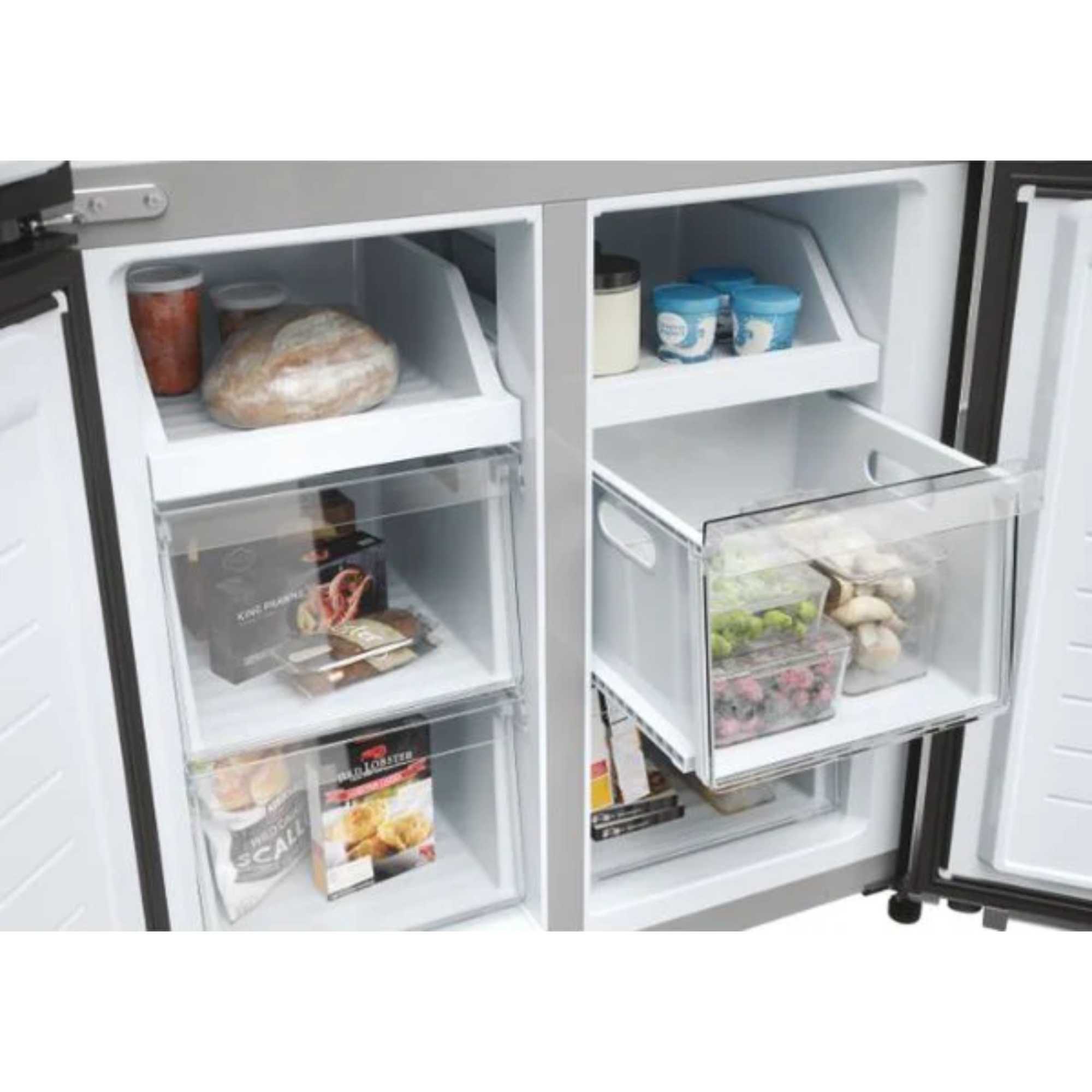 American Style Fridge Freezer 60/40 No Frost - Inox HCR3818ENMM