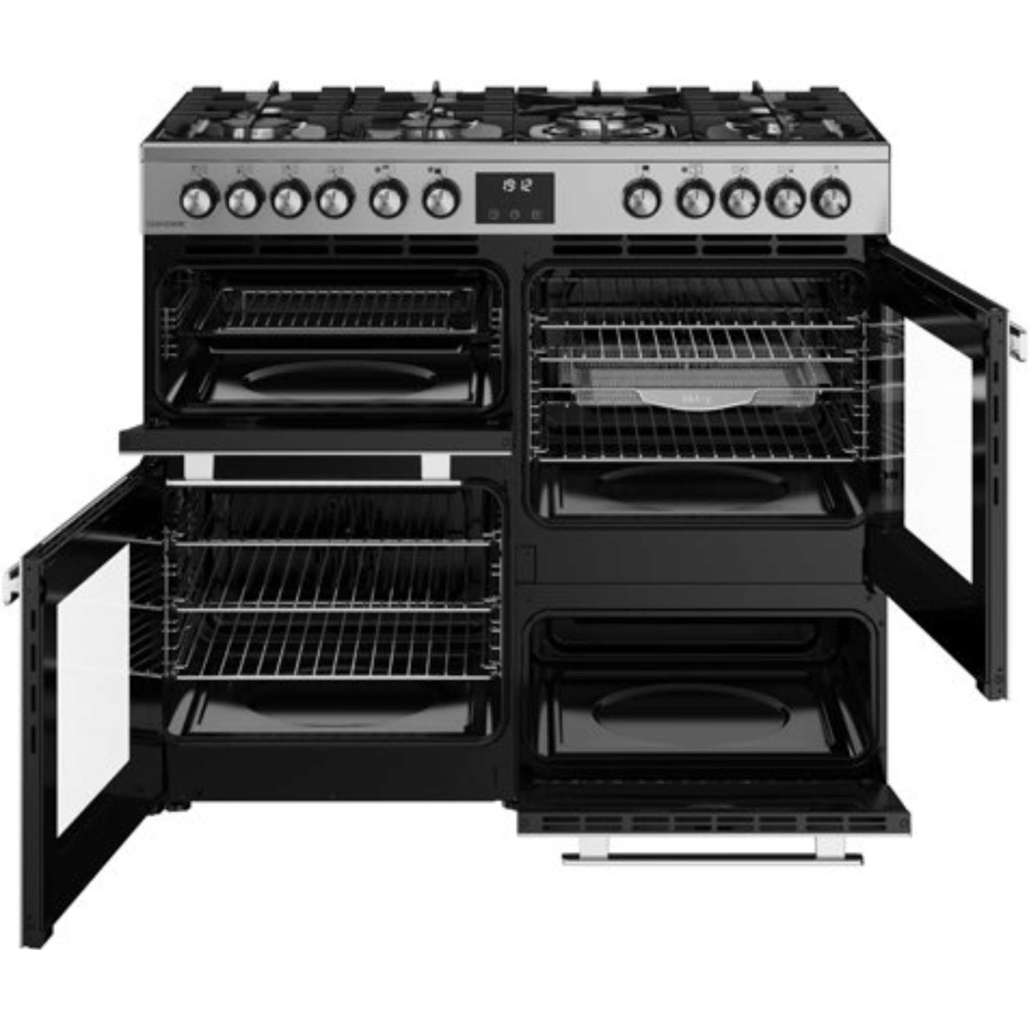 444411800 Cookcentre 100DF Duel Fuel Range Cooker - Stainless Steel