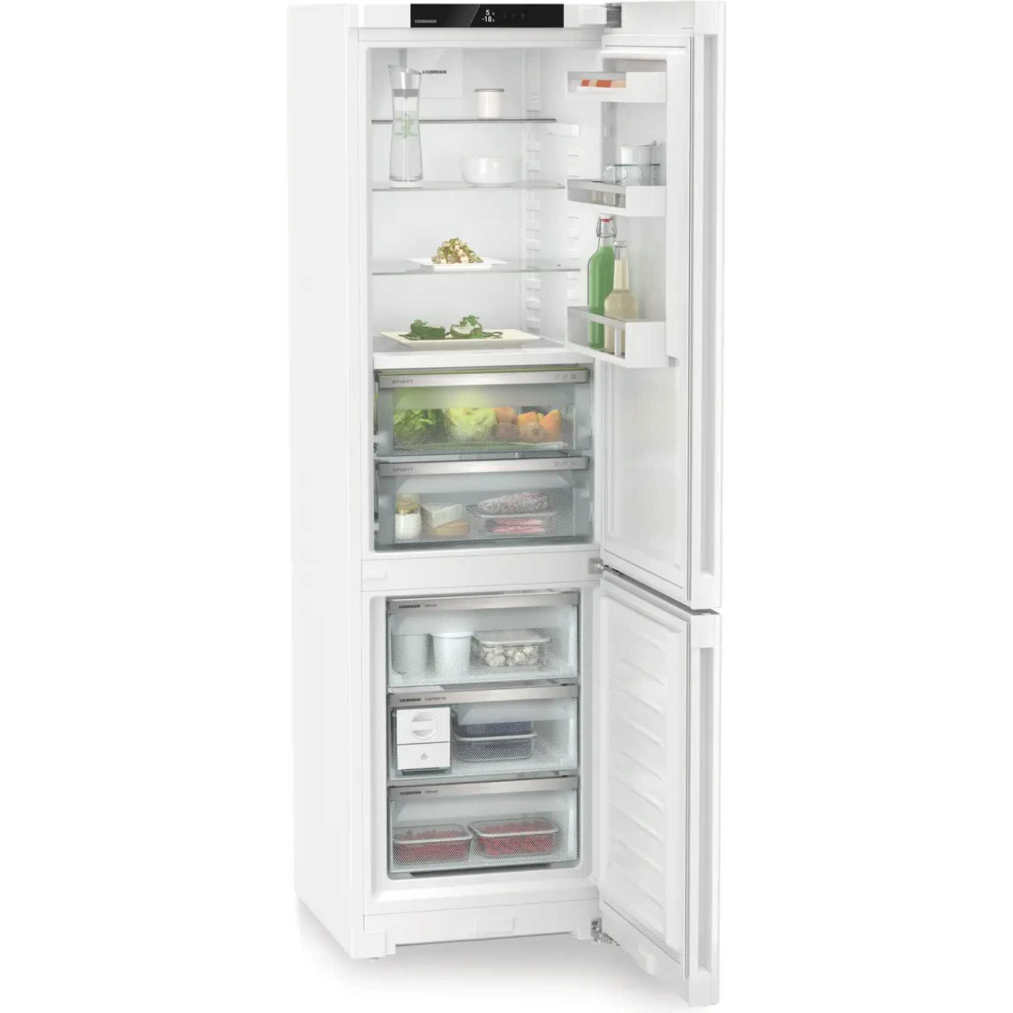 CBNC5723 360l NoFrost Fridge Freezer - White