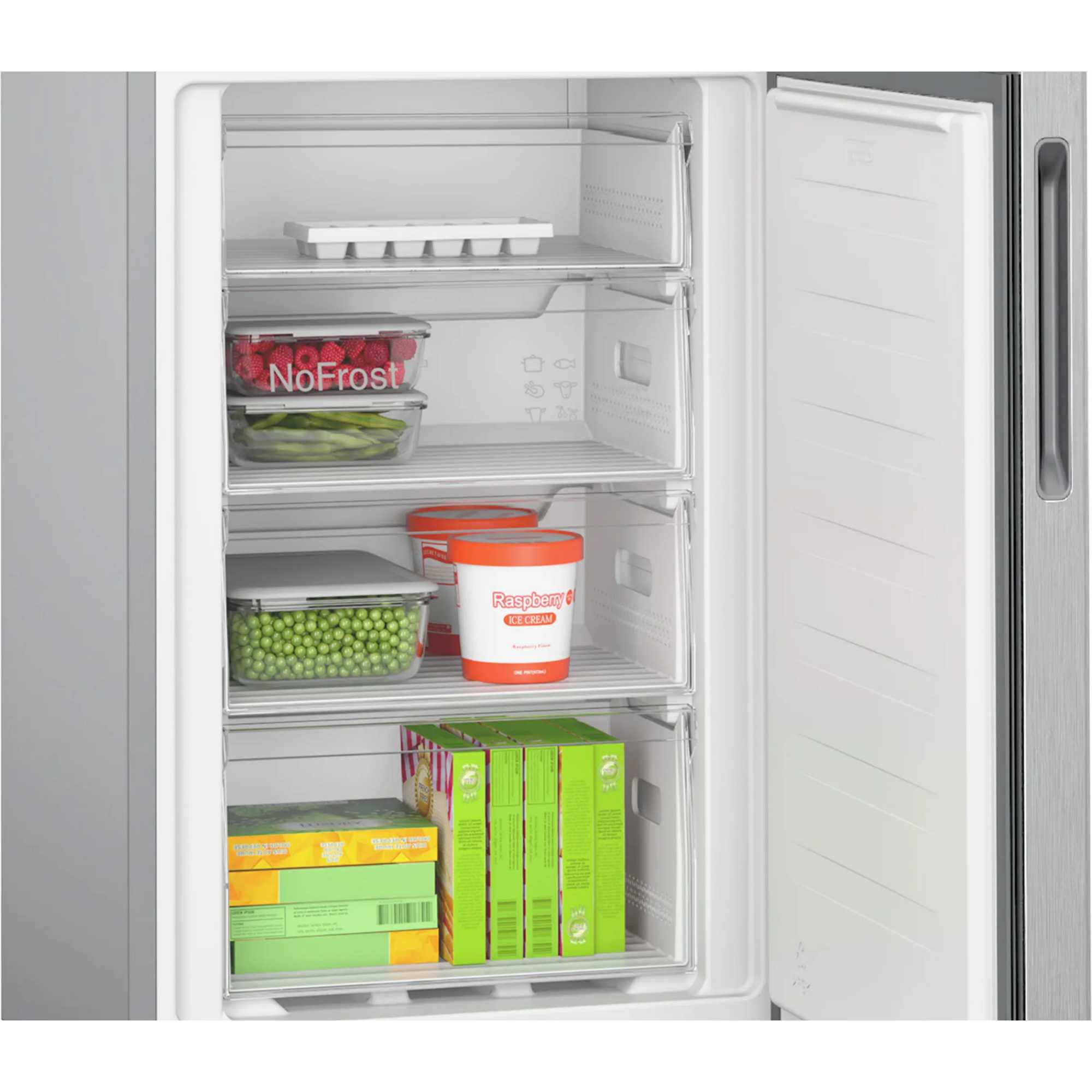 Series 2 Fridge Freezer 50/50 Total No Frost - Stainless Steel - KGN27NLEAG