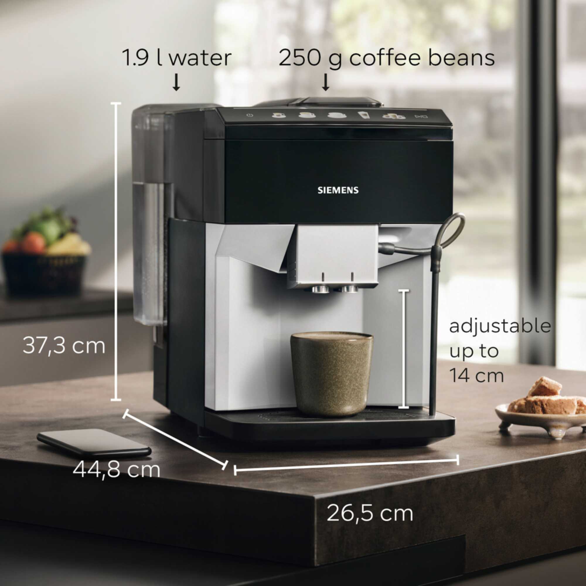 EQ500 Bean to Cup Fully Automatic Coffee - TP515GB1
