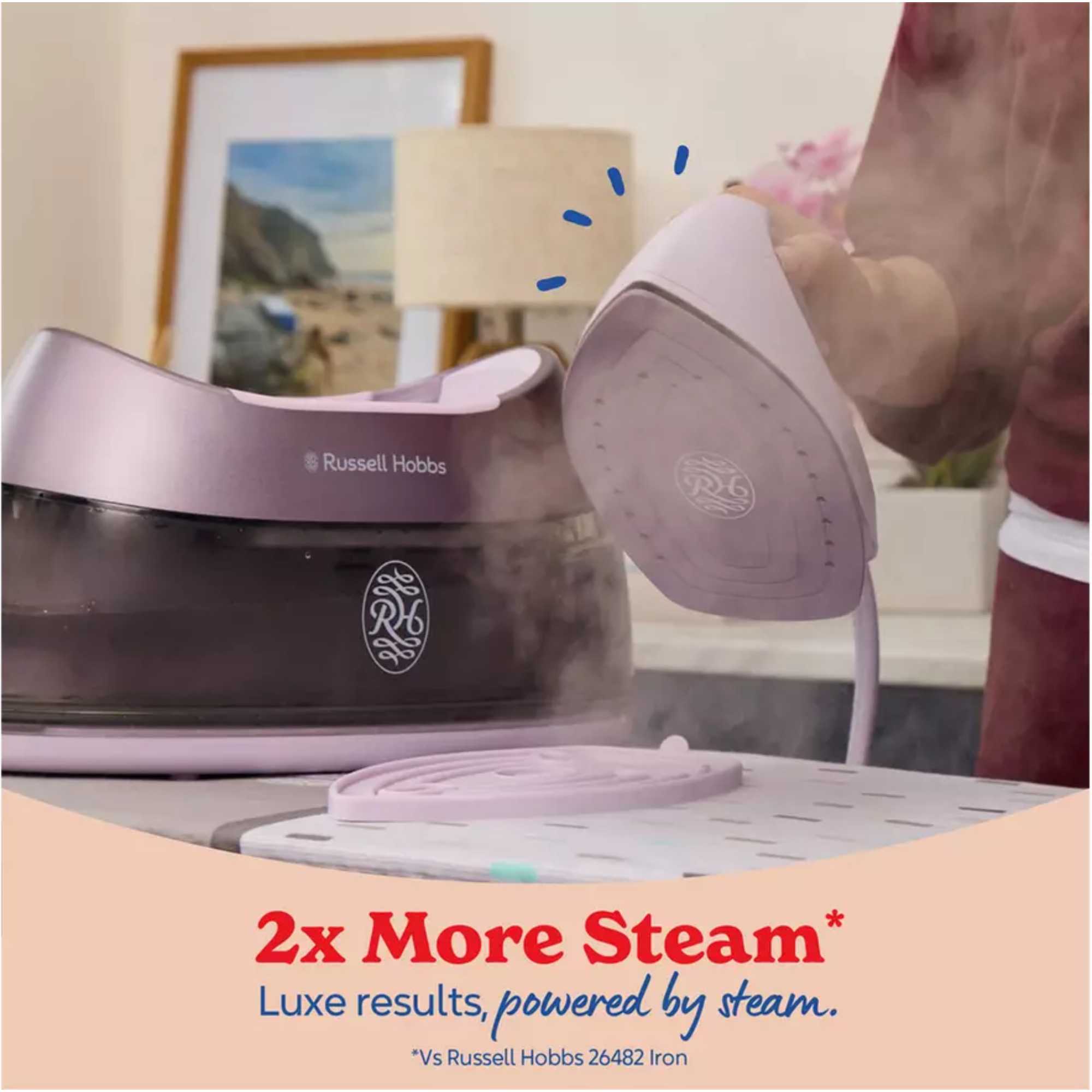 28570 Fabric Luxe Lilac Steam Generator