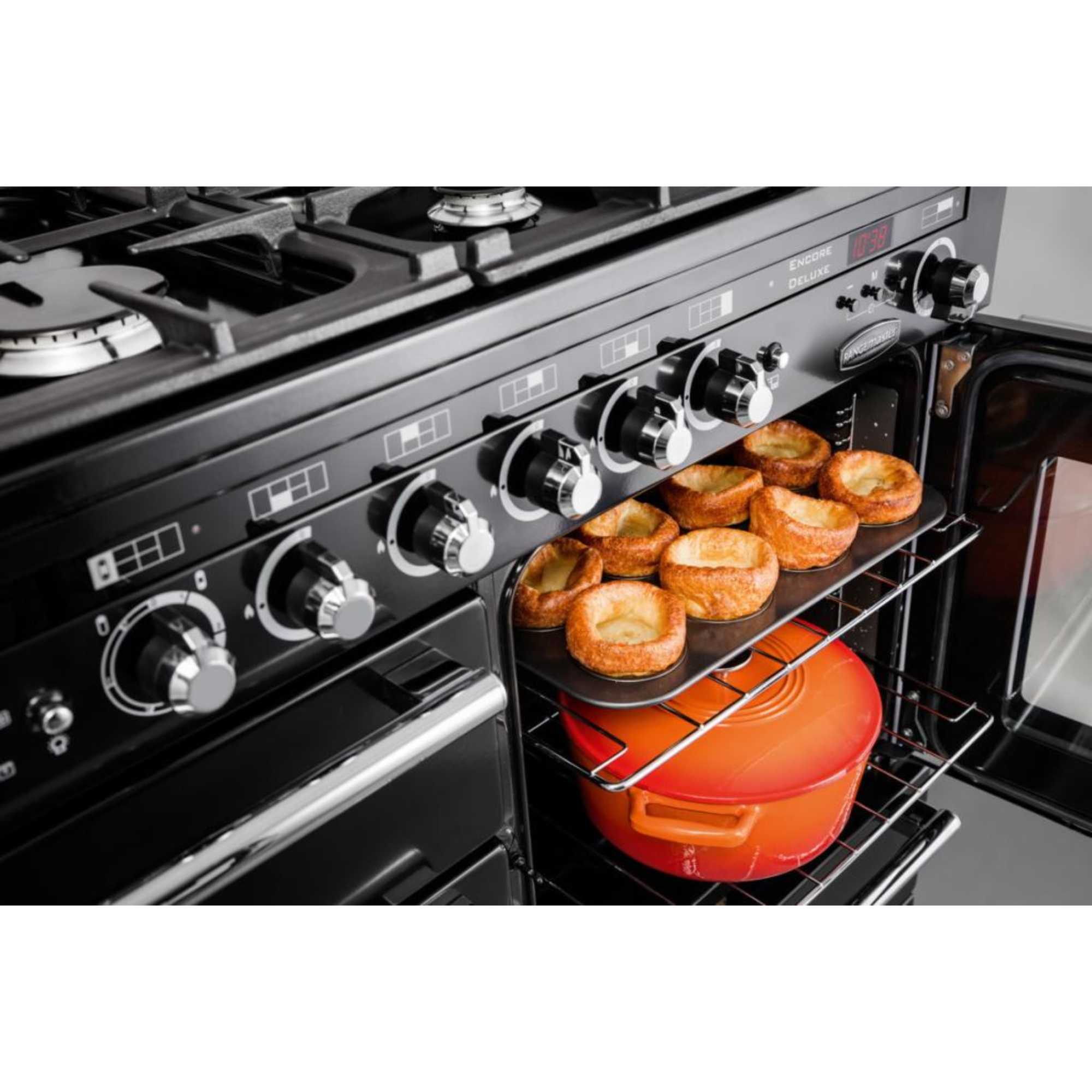 Encore Deluxe 110 110cm Dual Fuel Range Cooker - EDL110DFFBL/C